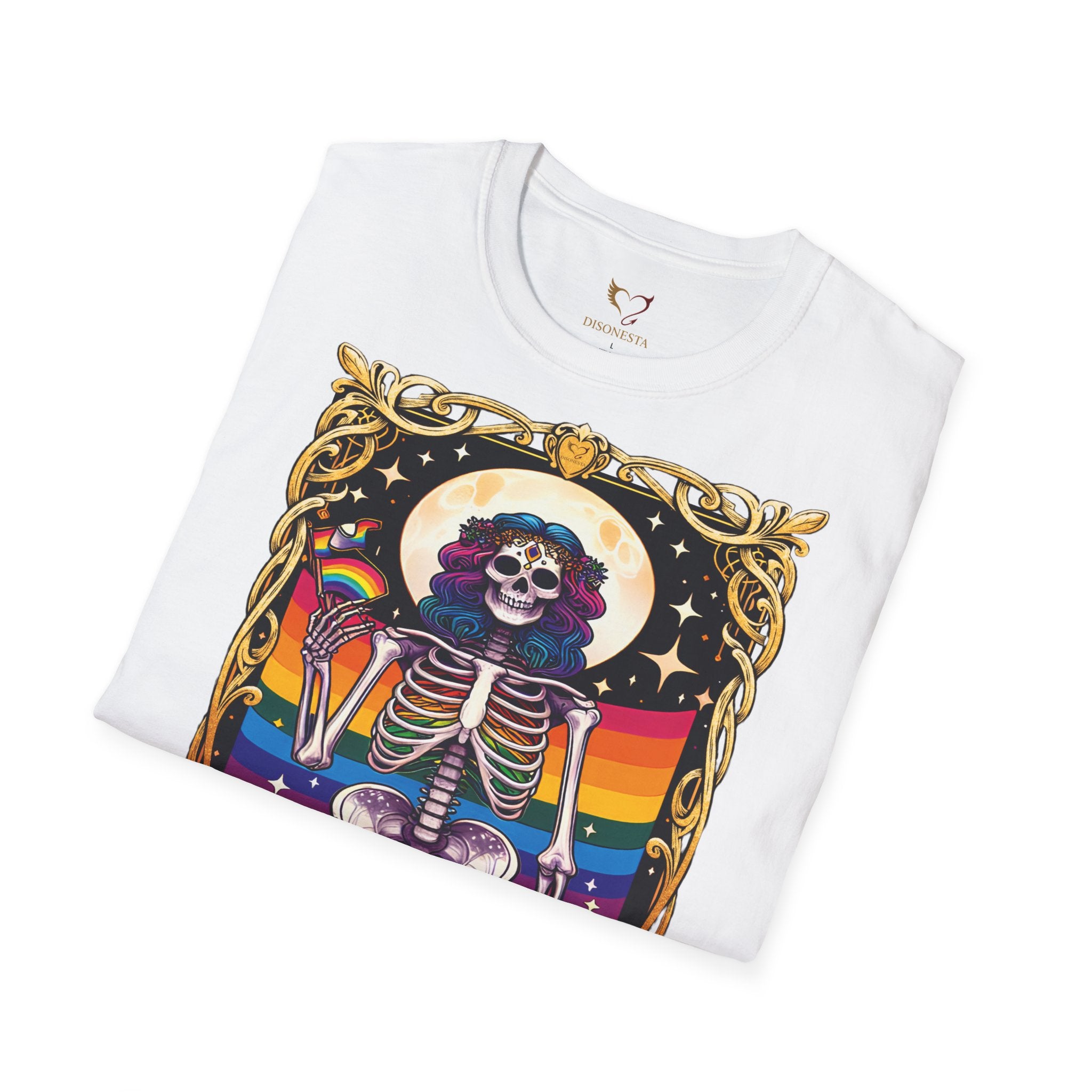 T-shirt Bianca La Regina Del Pride