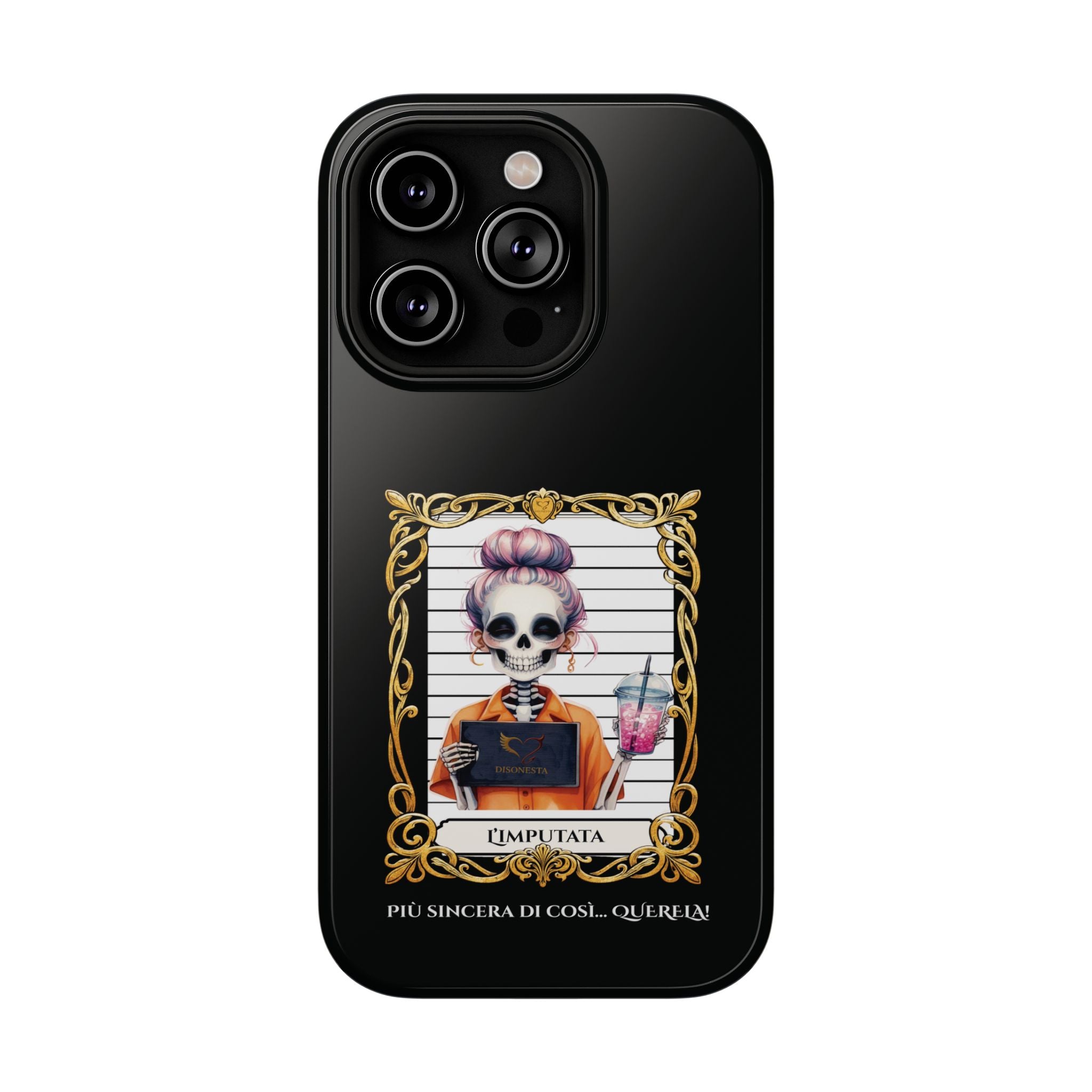 cover nera l'imputata