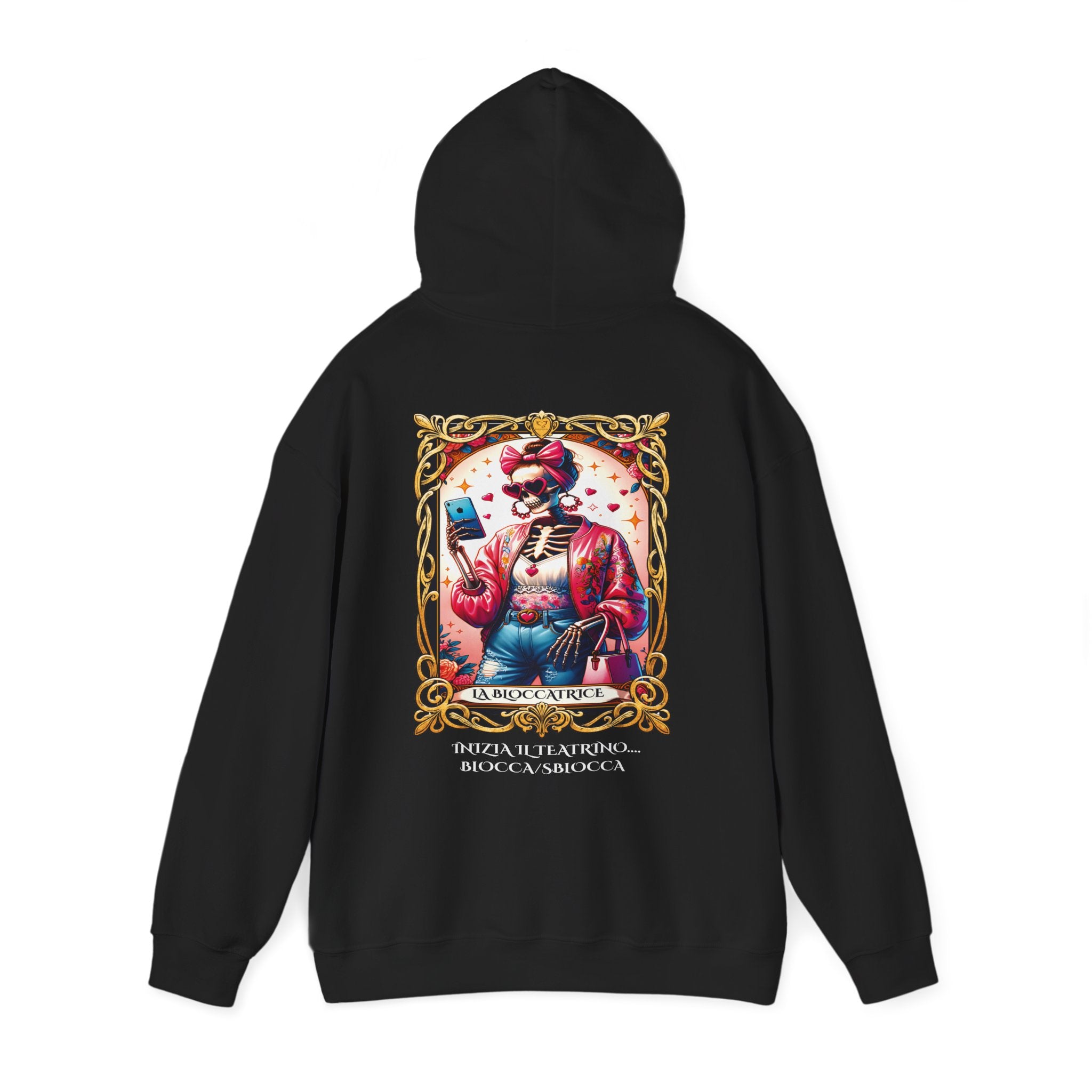 Felpa nera La Bloccatrice