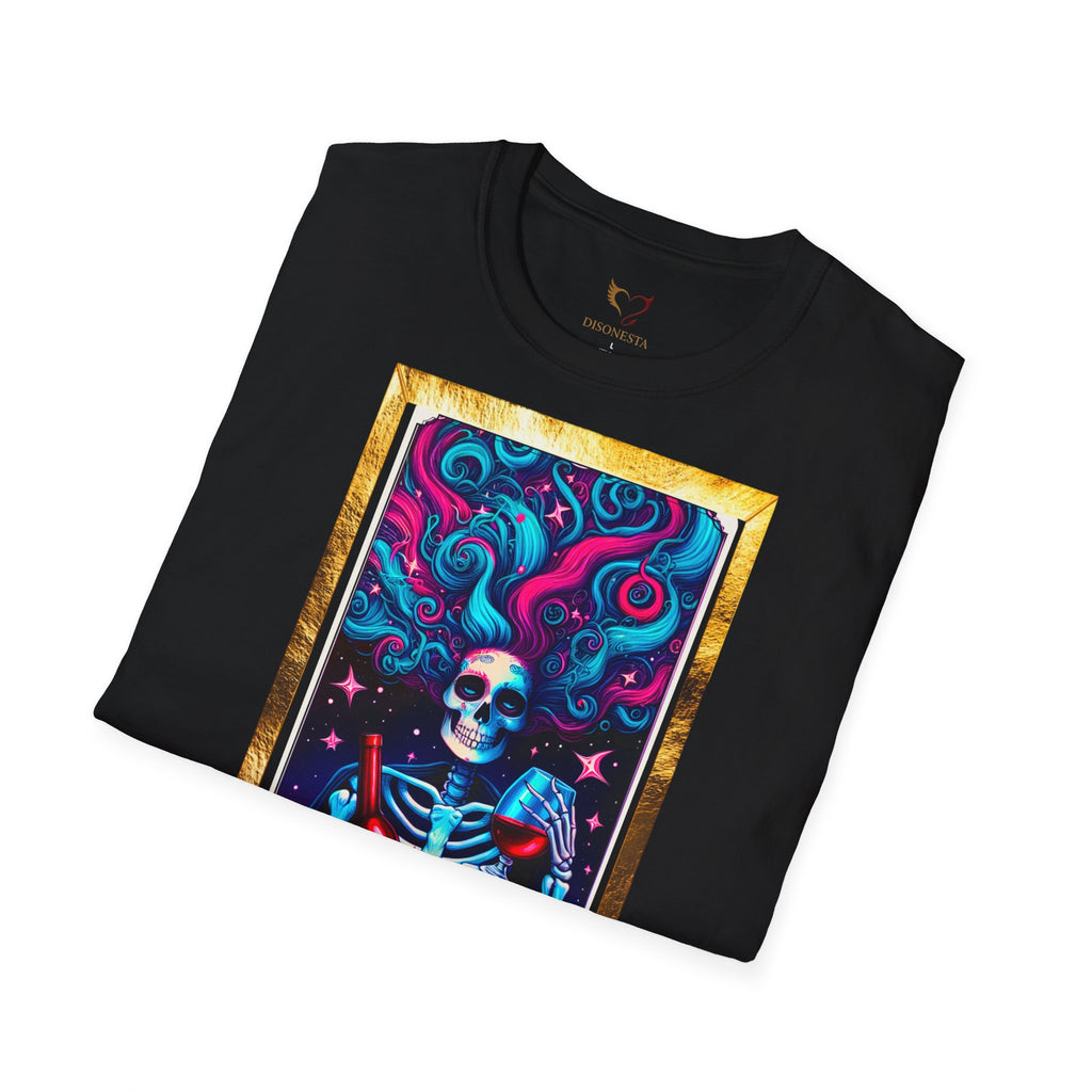 T-shirt nera L'ubriachina