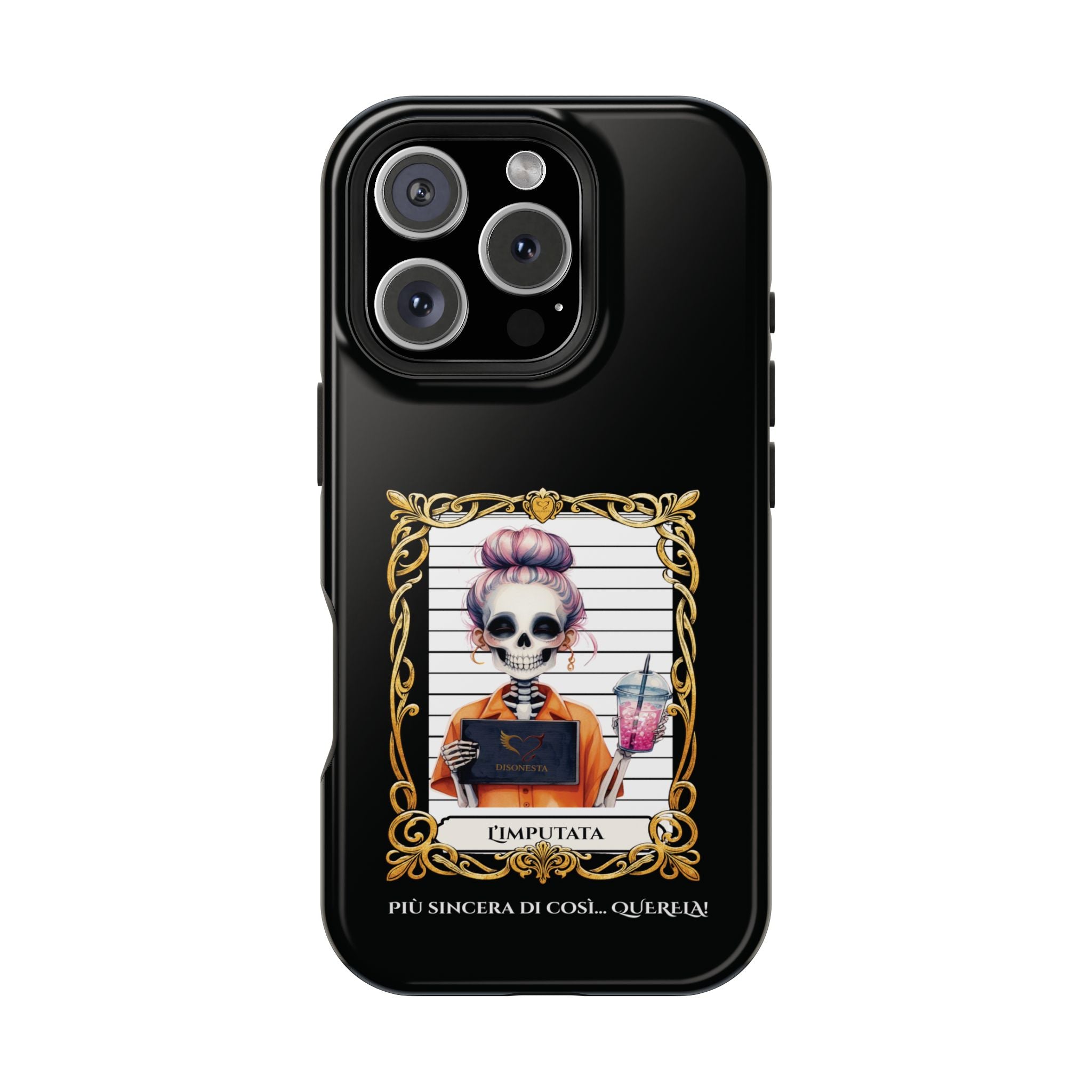 cover nera l'imputata