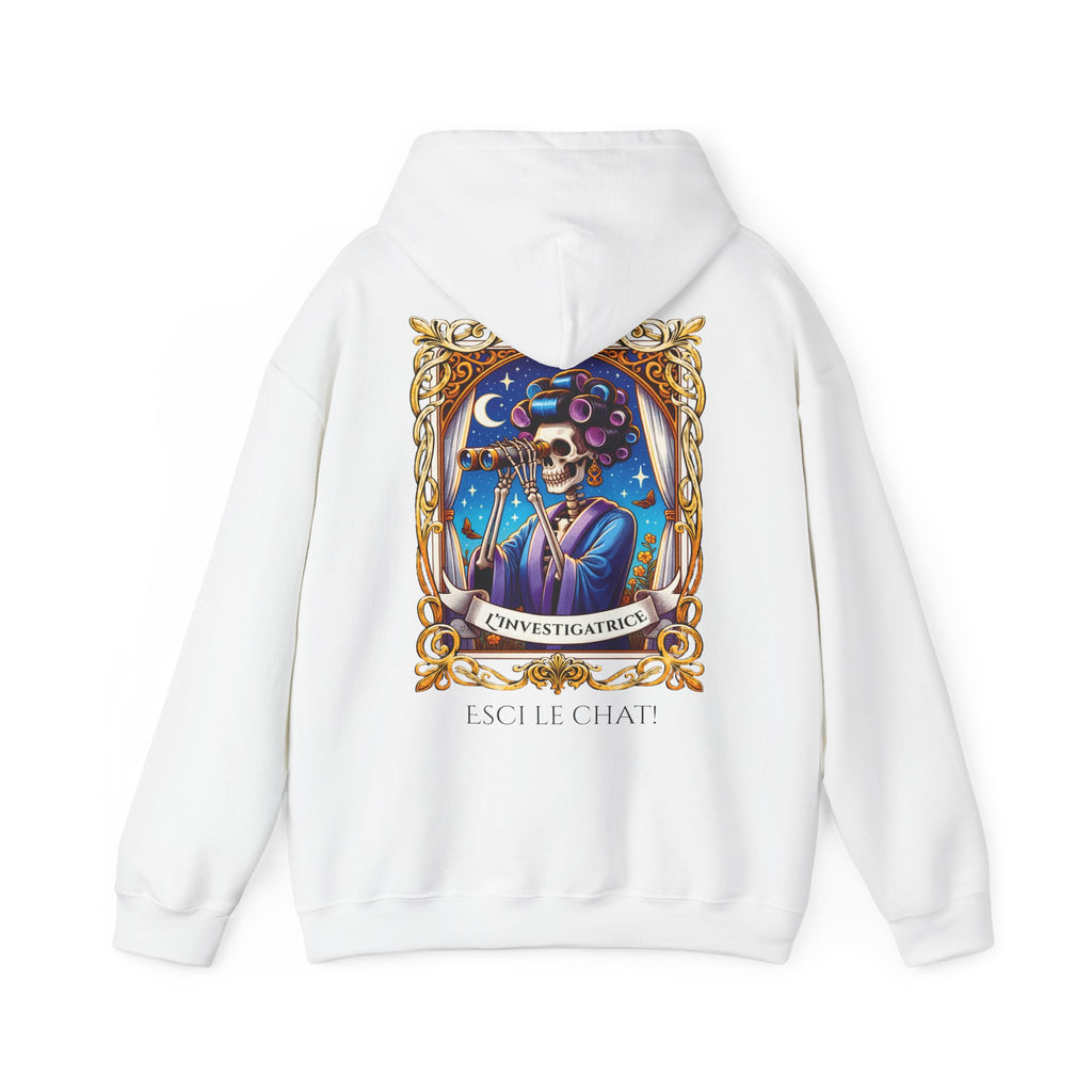 Felpa Bianca L'investigatrice