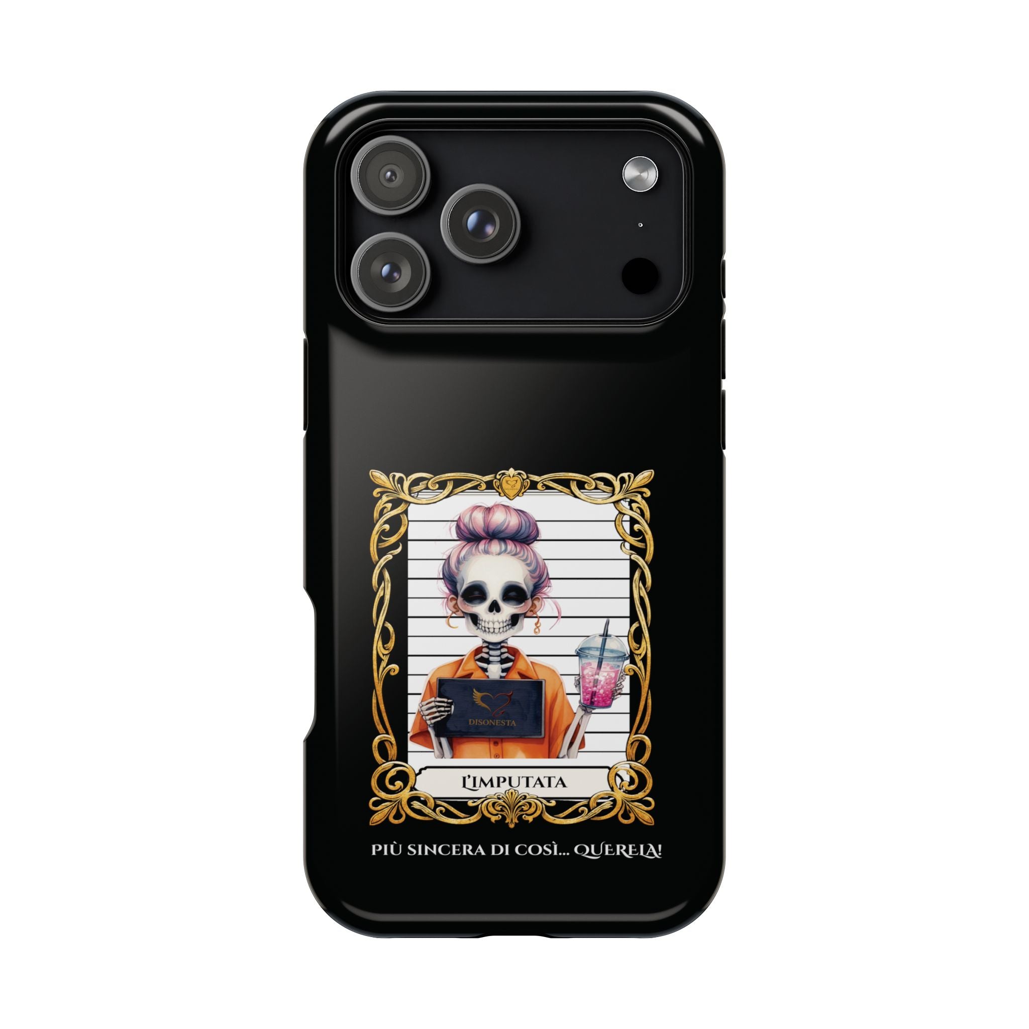 cover nera l'imputata