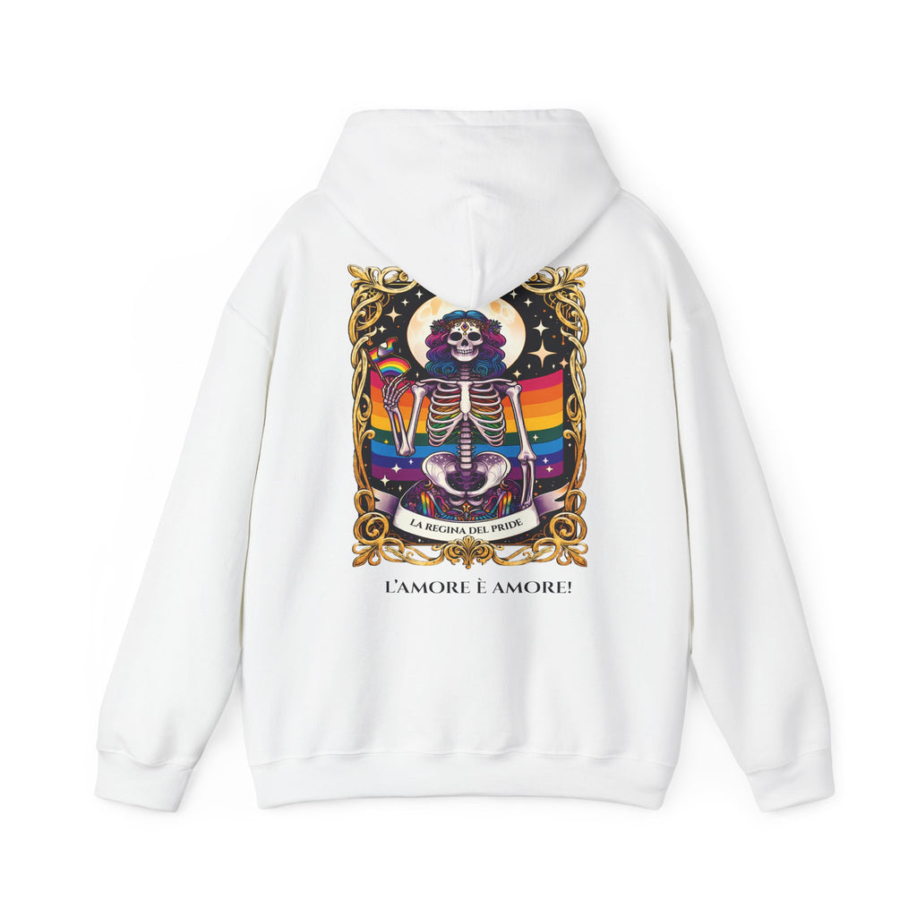 Felpa Bianca La Regina Del Pride