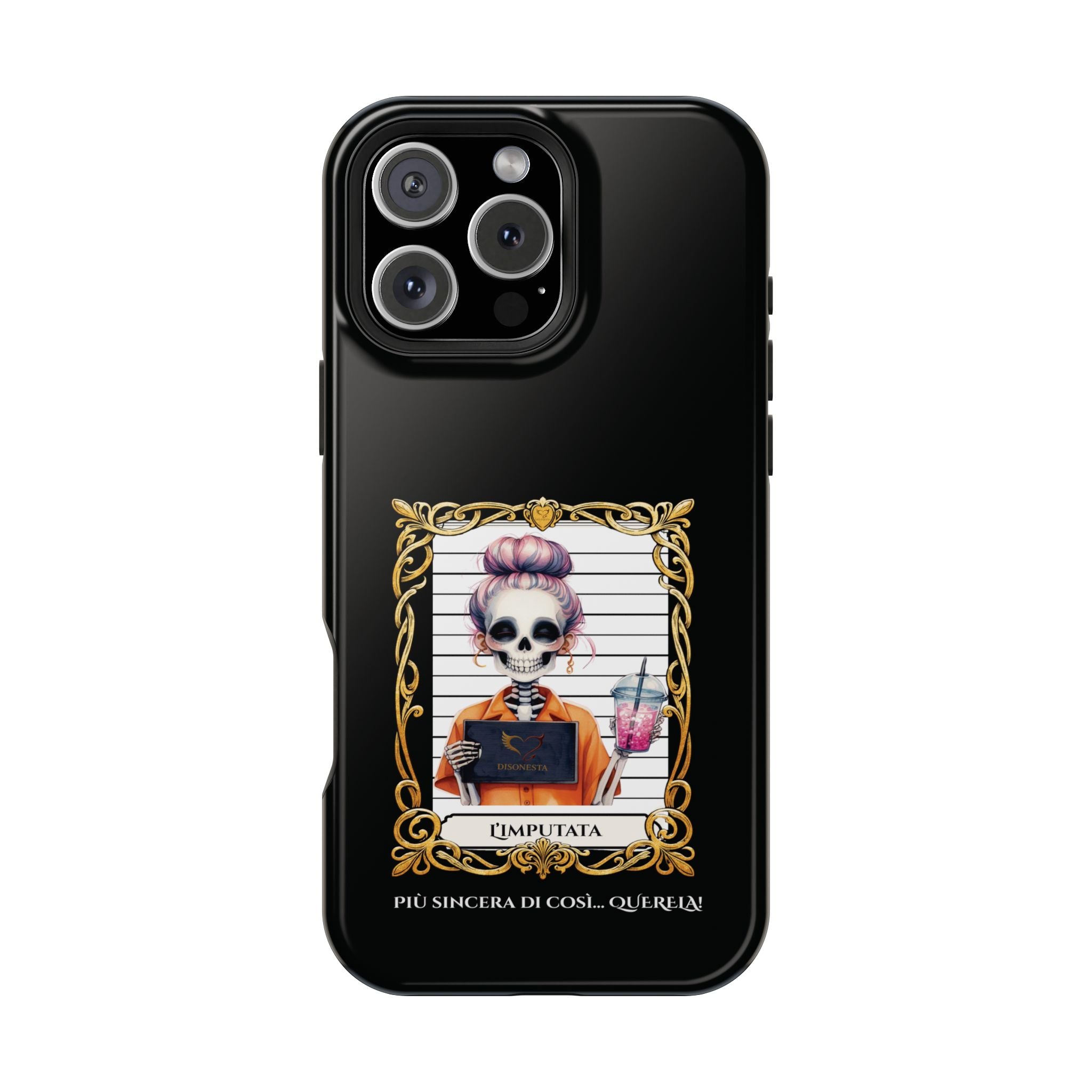 cover nera l'imputata