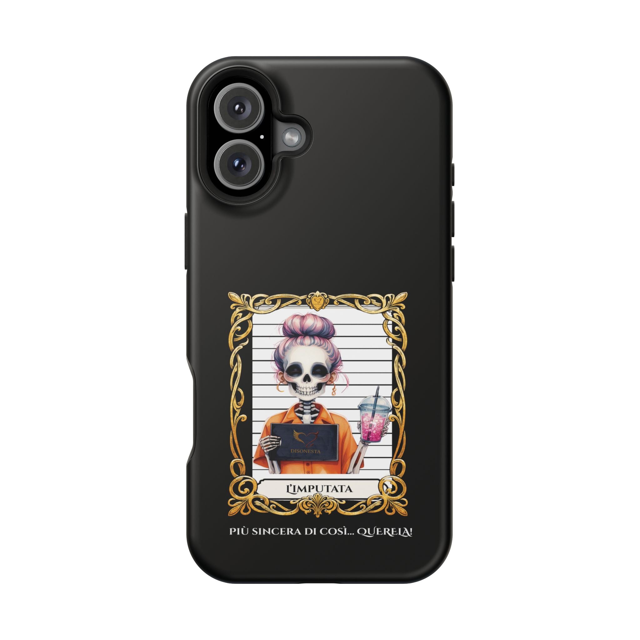 cover nera l'imputata