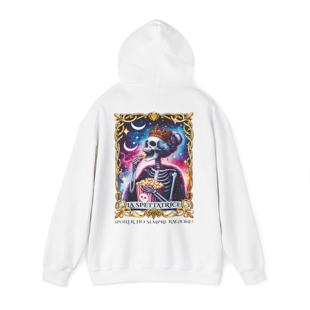Felpa Bianca La spettatrice