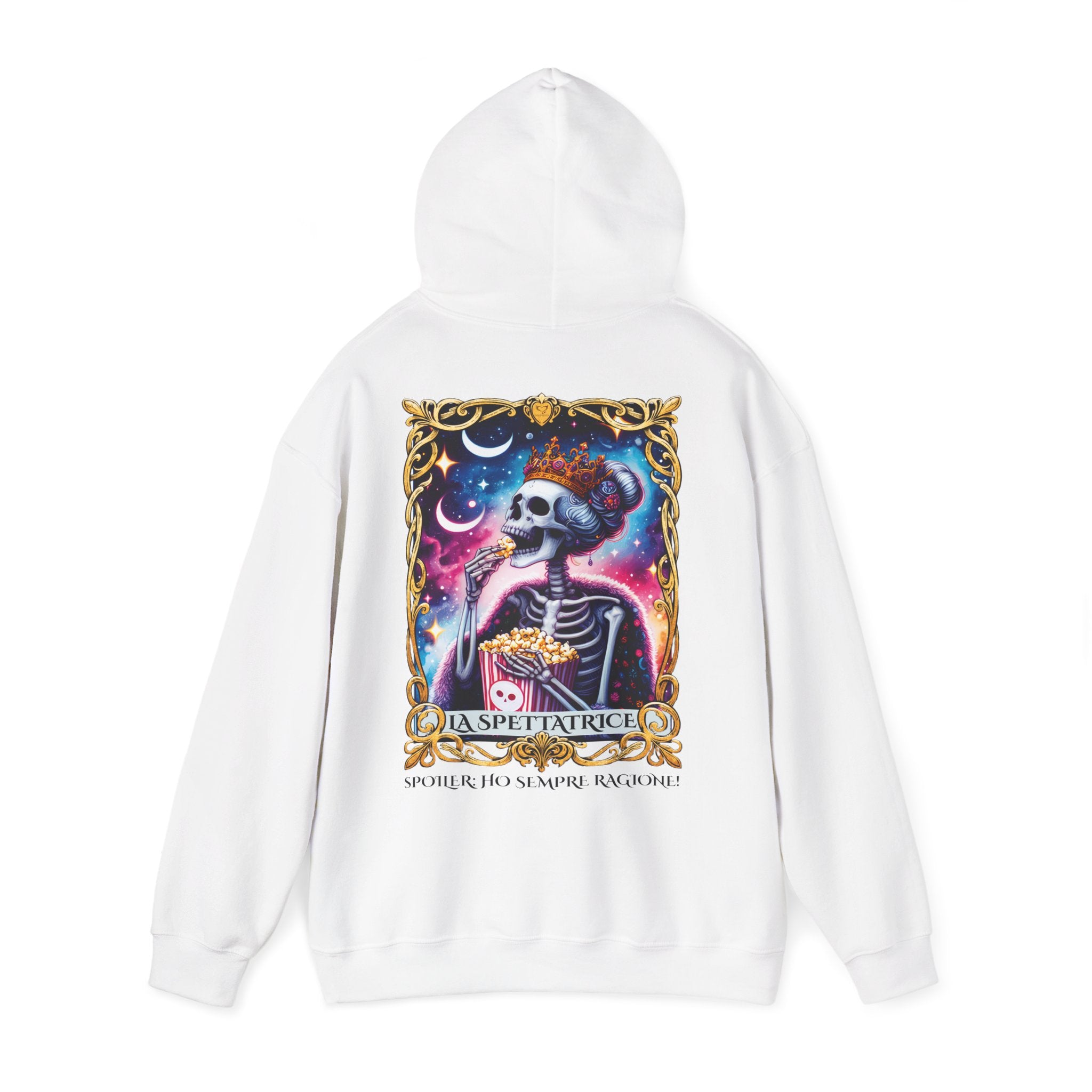 Felpa Bianca La spettatrice