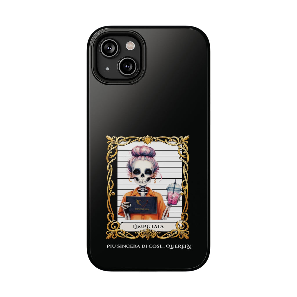 cover nera l'imputata