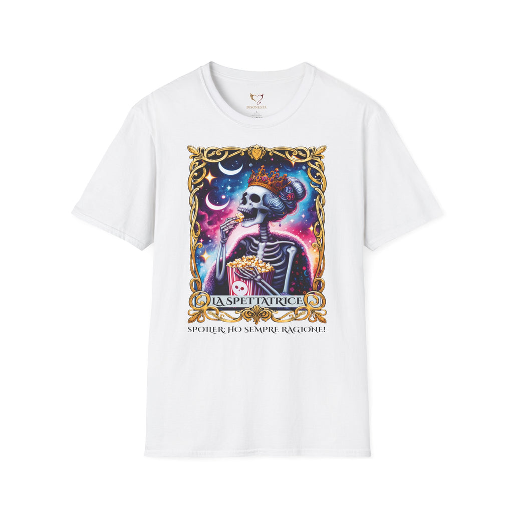 T-shirt Bianca La spettatrice