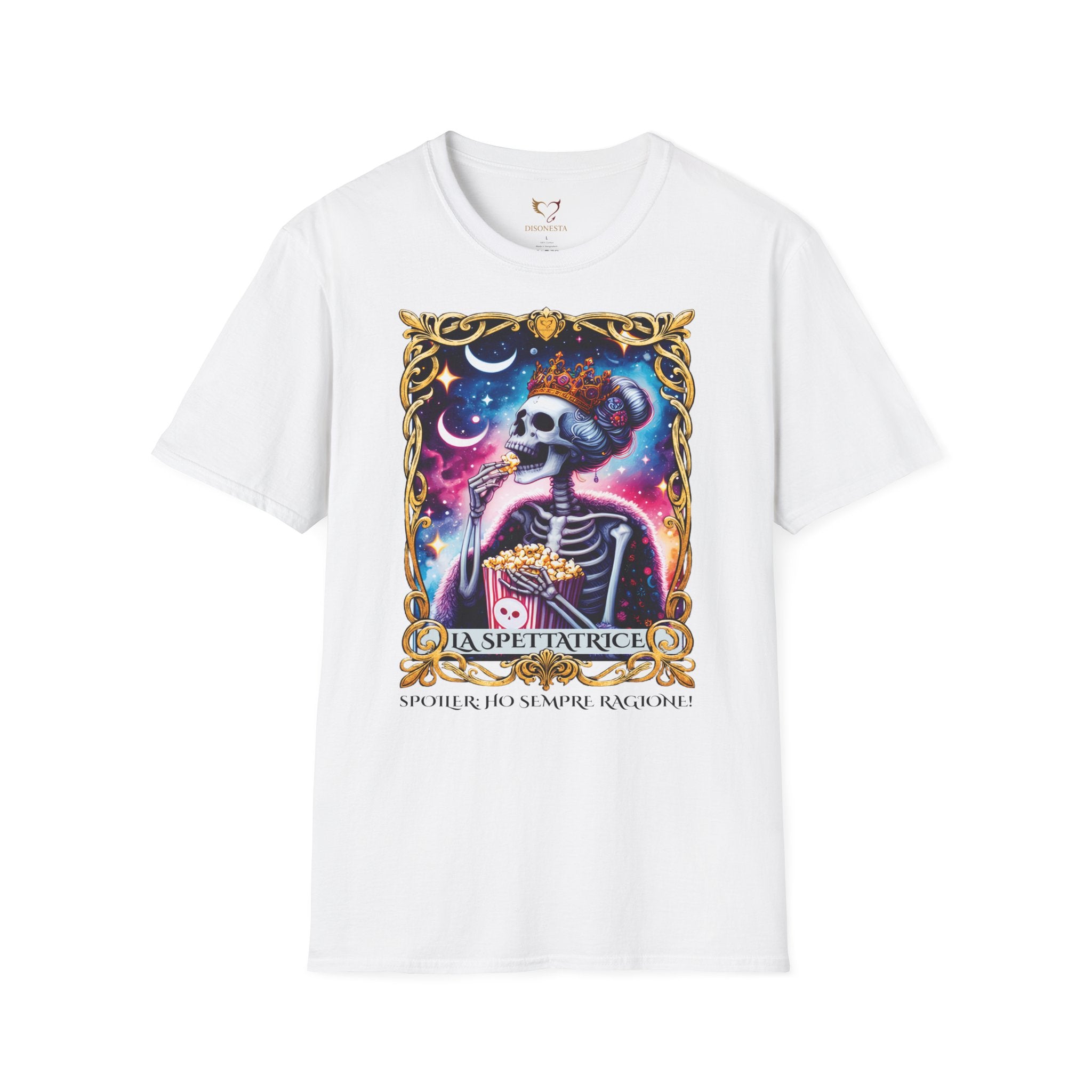 T-shirt Bianca La spettatrice