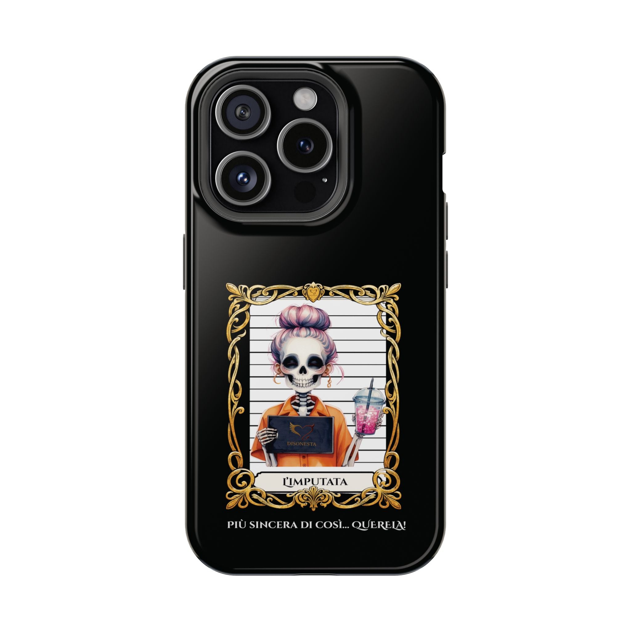 cover nera l'imputata