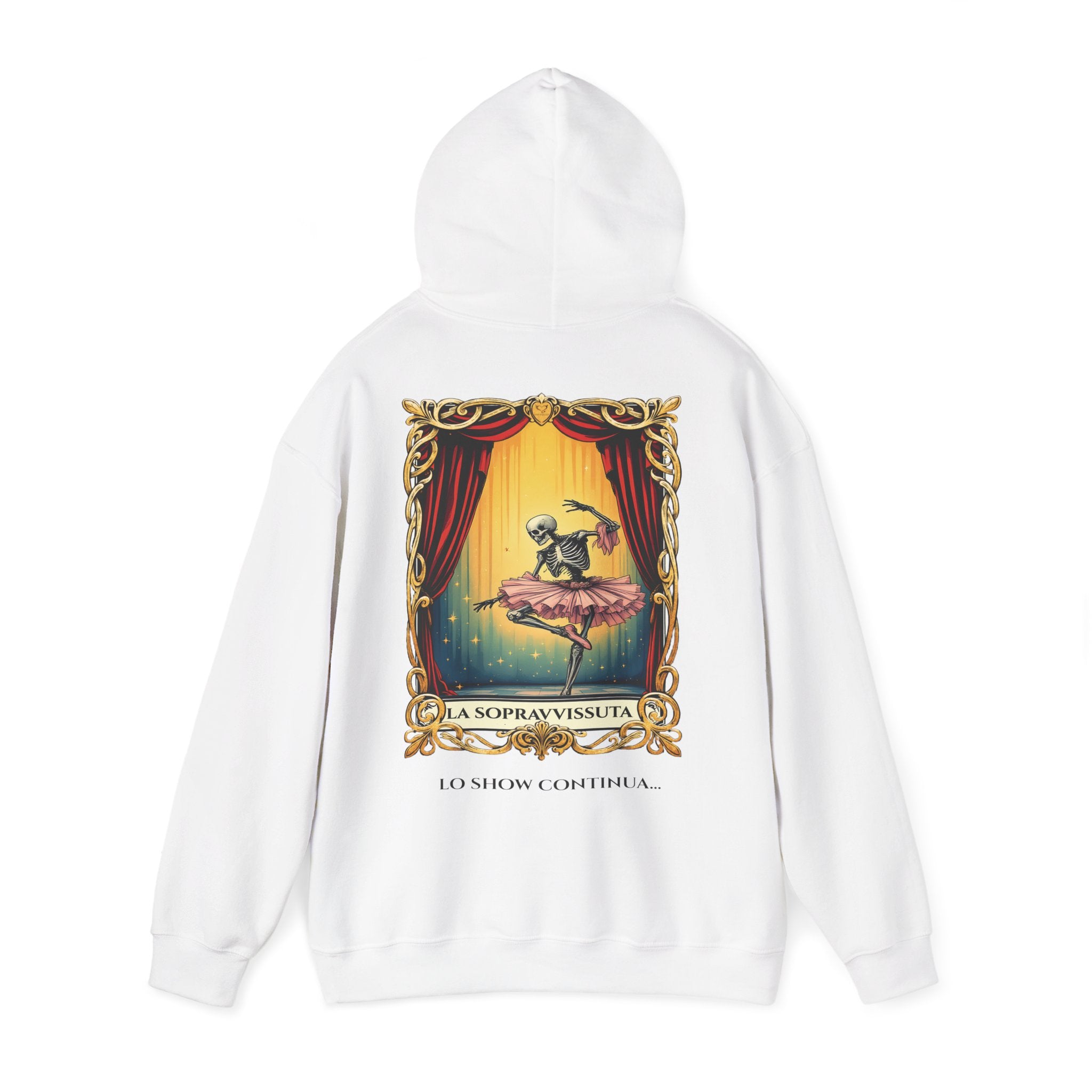 Felpa Bianca La Sopravvissuta