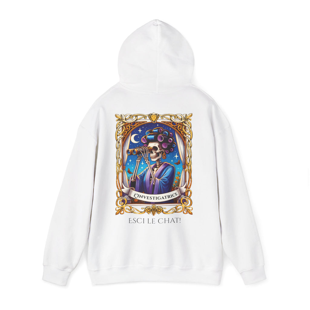 Felpa Bianca L'investigatrice