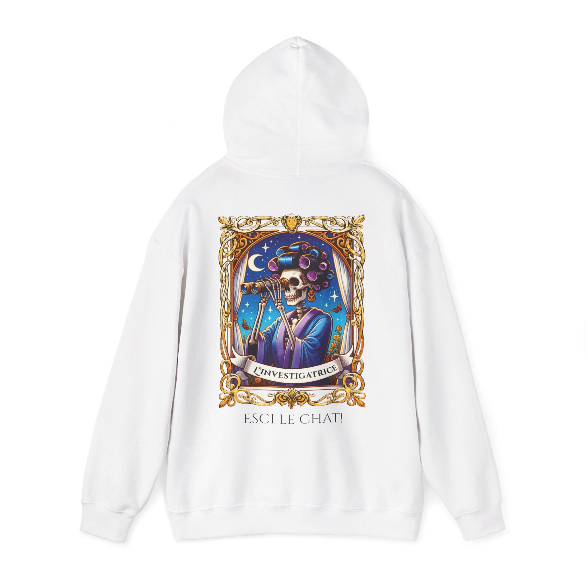 Felpa Bianca L'investigatrice