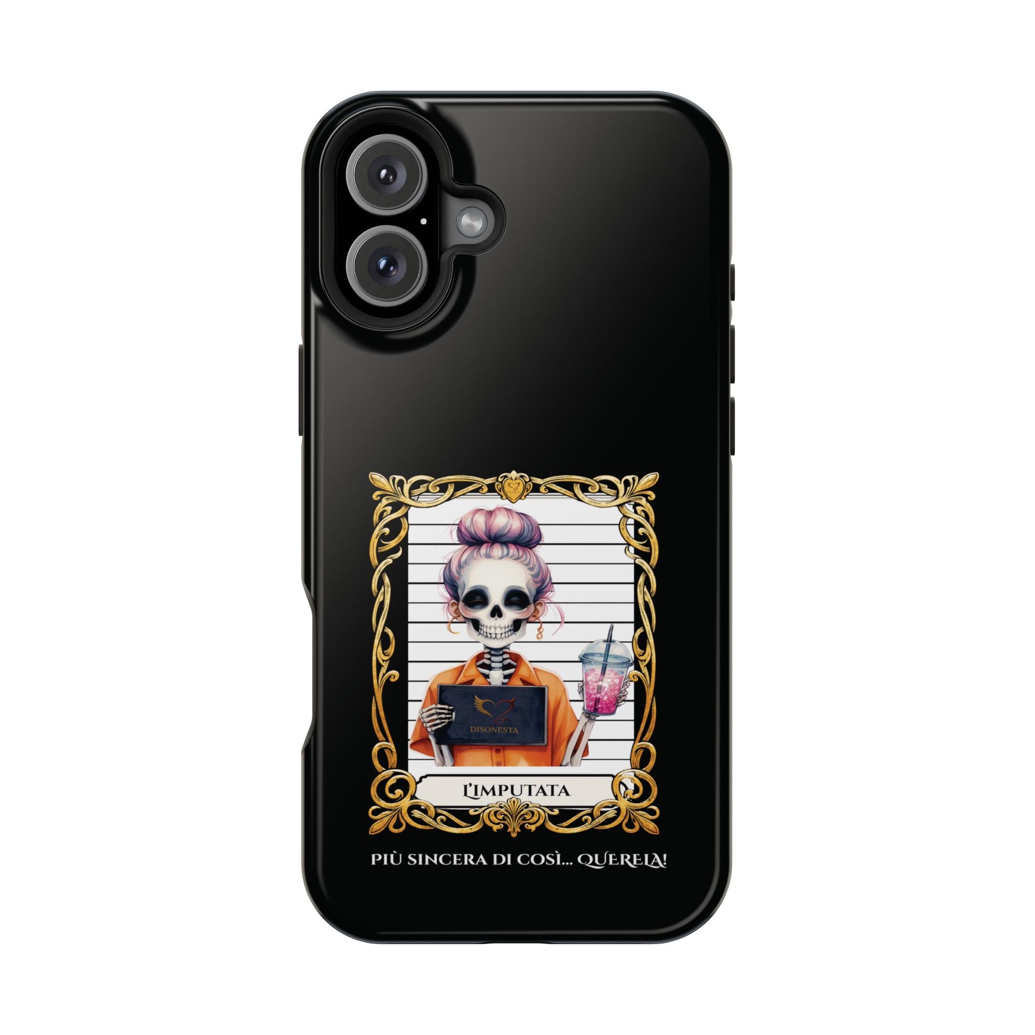 cover nera l'imputata