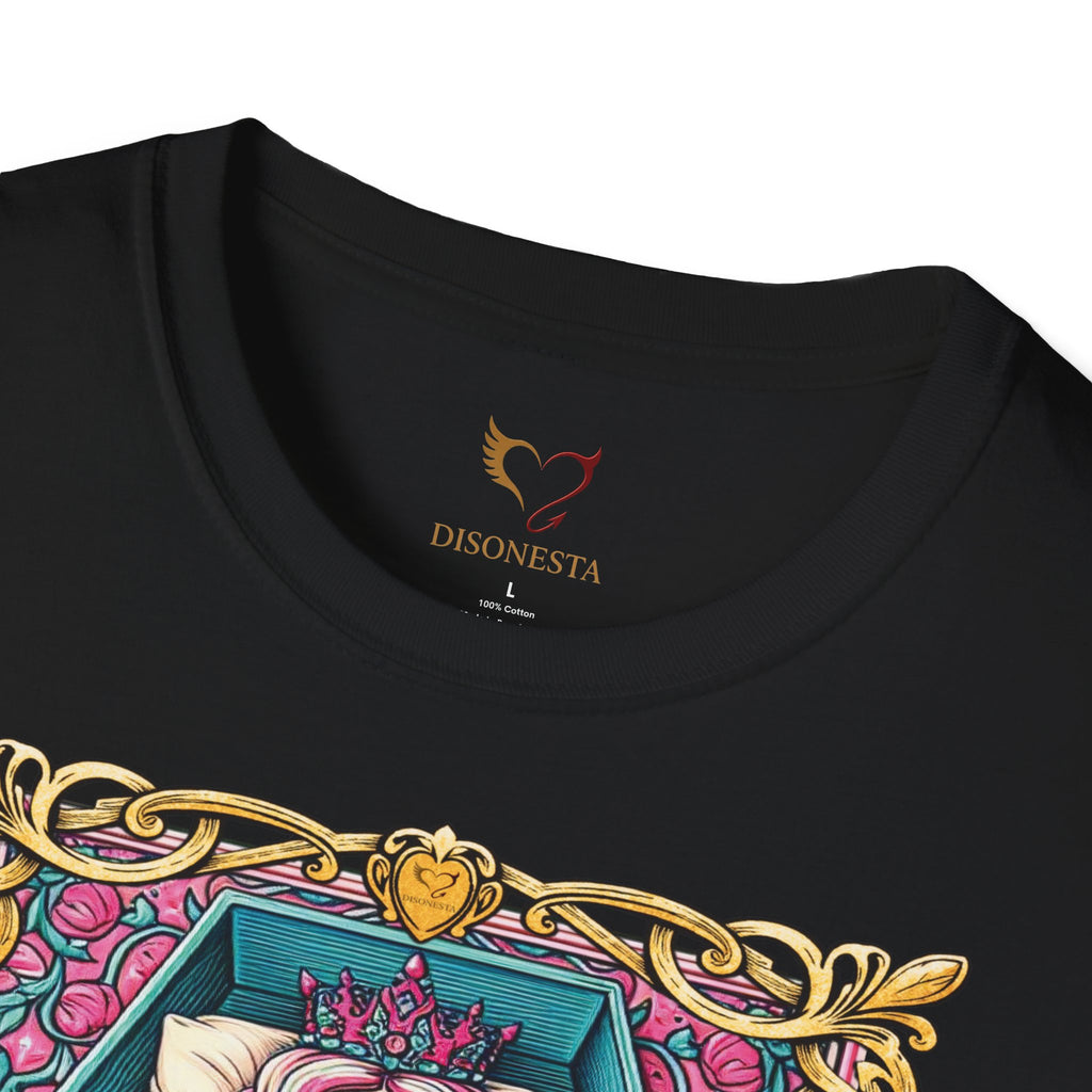 T-shirt nera L'abbandonata