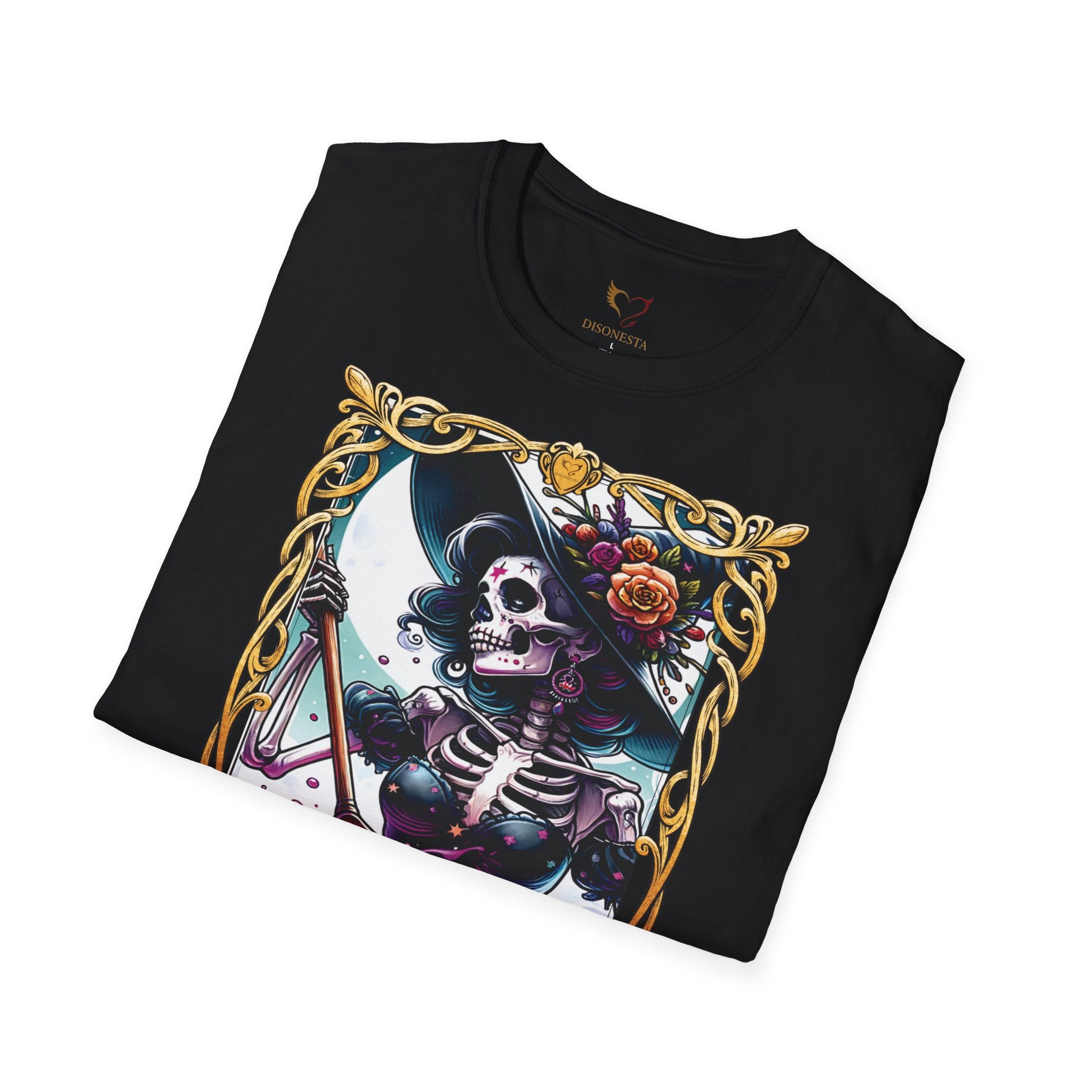 T-shirt nera La Strega