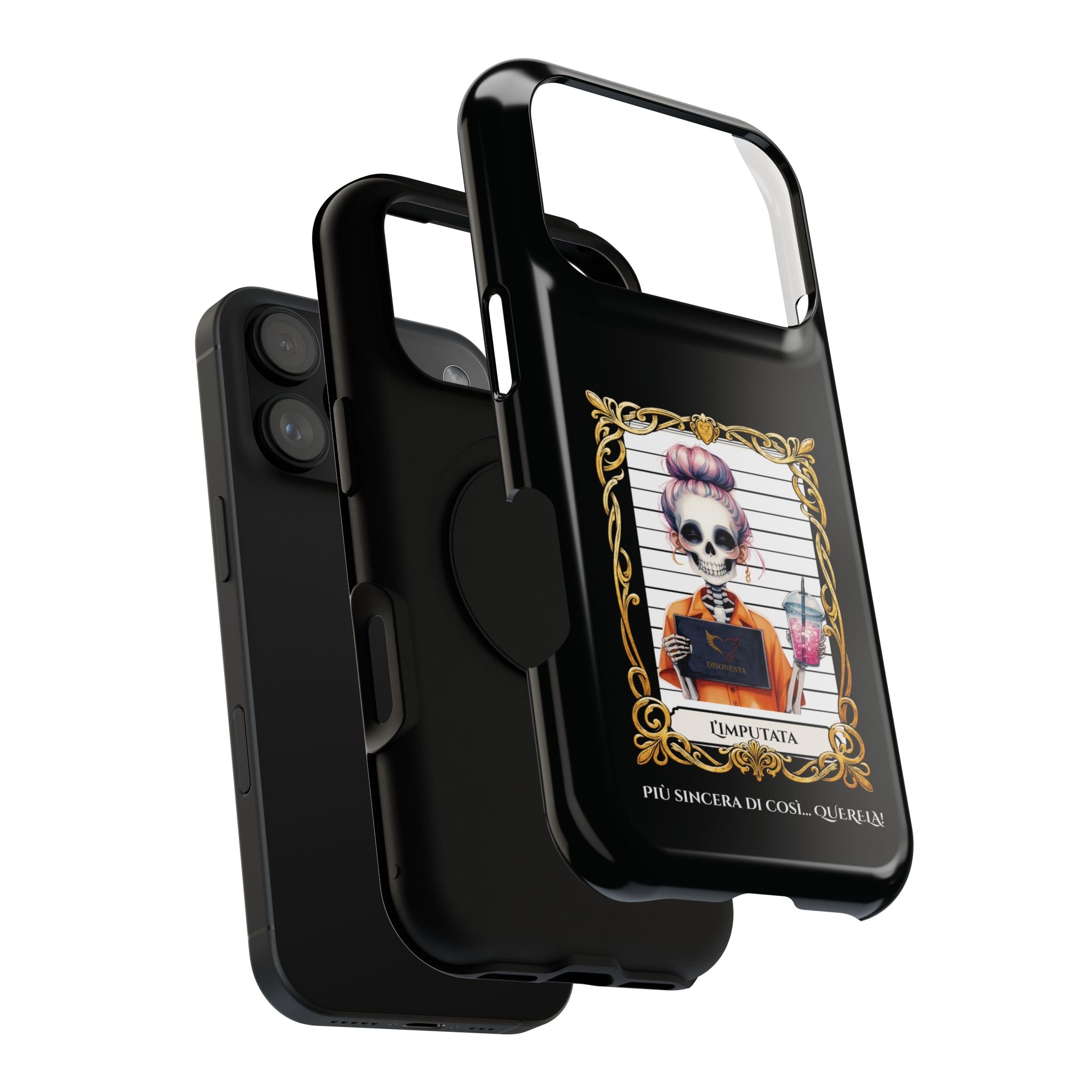 cover nera l'imputata