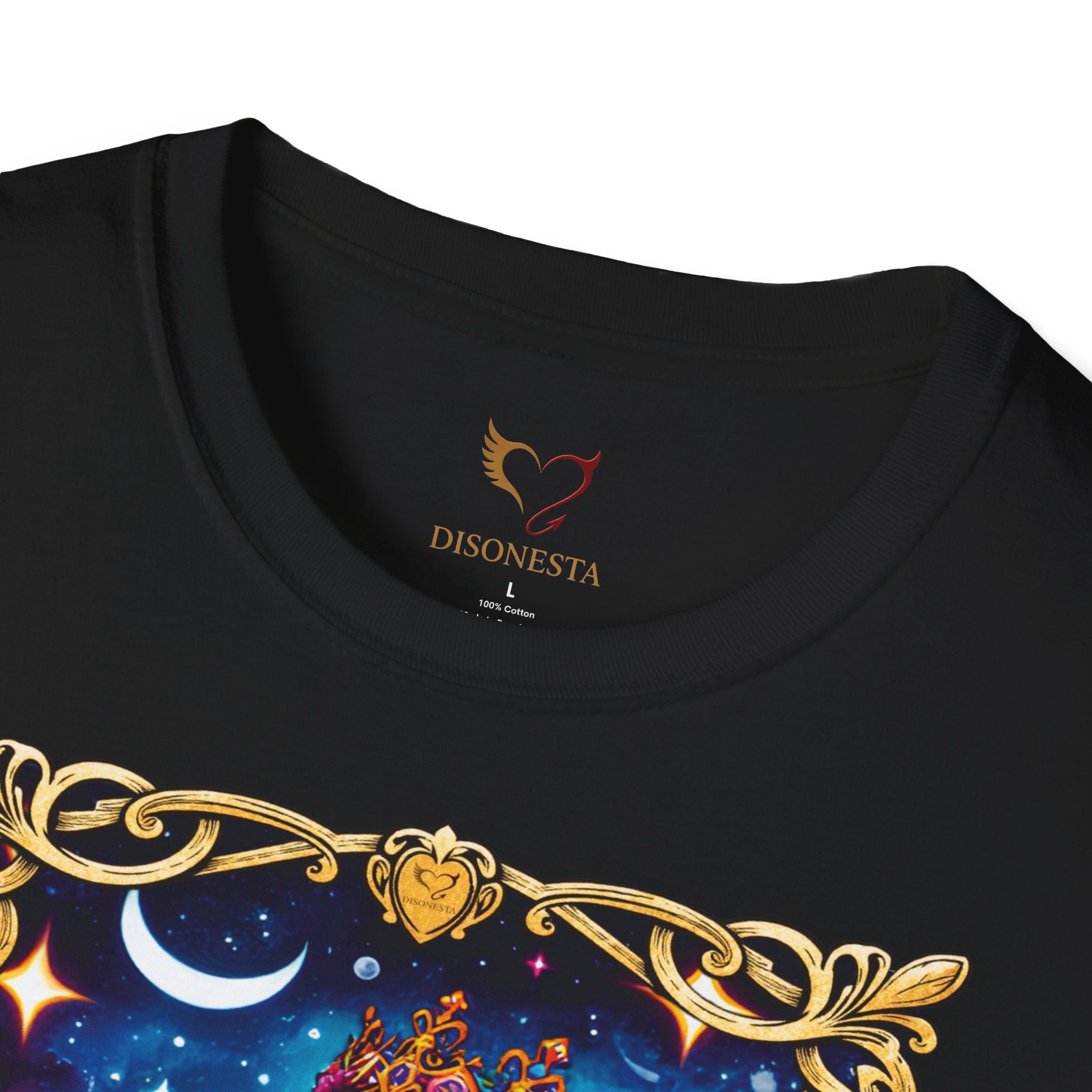 T-shirt nera La spettatrice