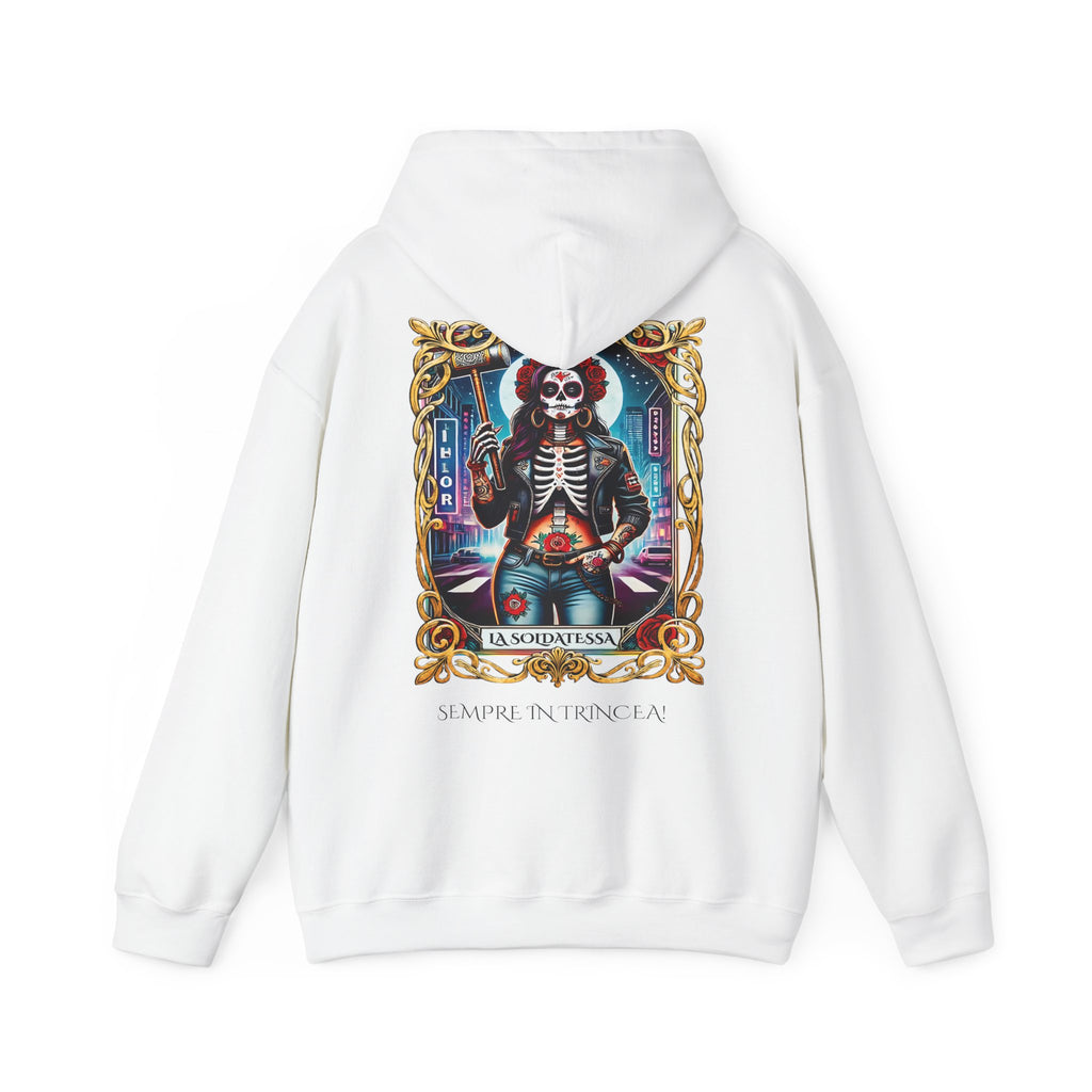 Felpa Bianca La Soldatessa