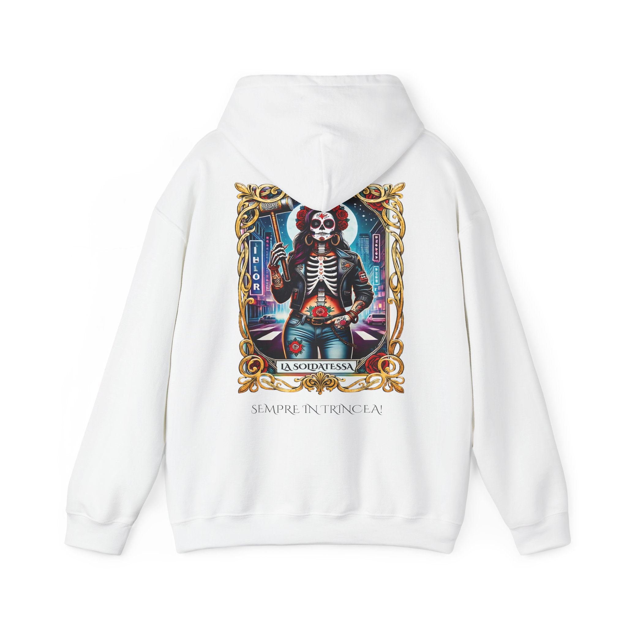 Felpa Bianca La Soldatessa