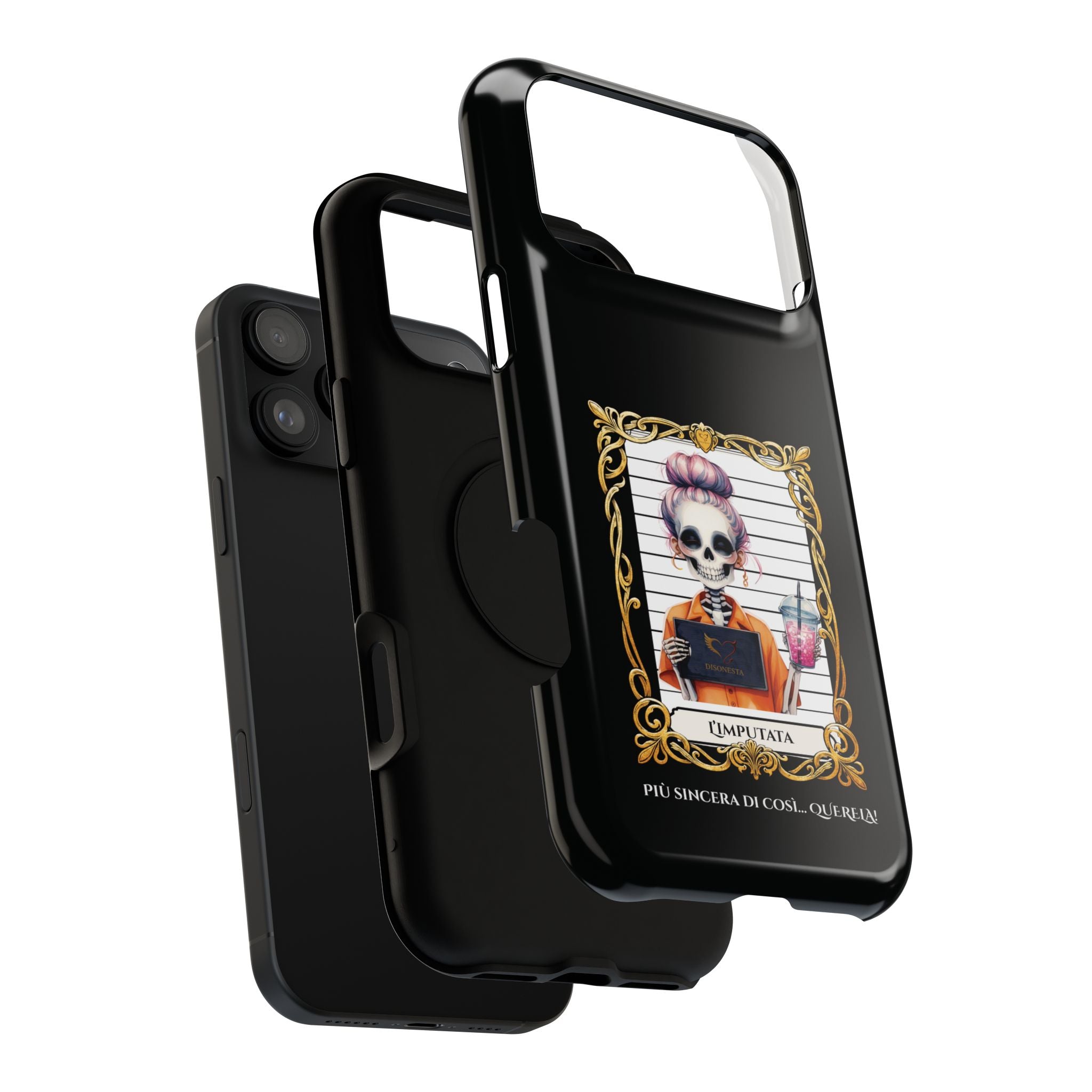 cover nera l'imputata