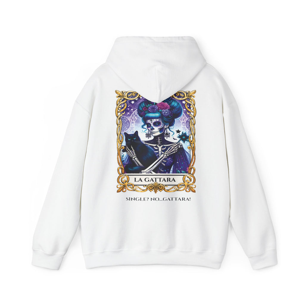 Felpa Bianca La Gattara