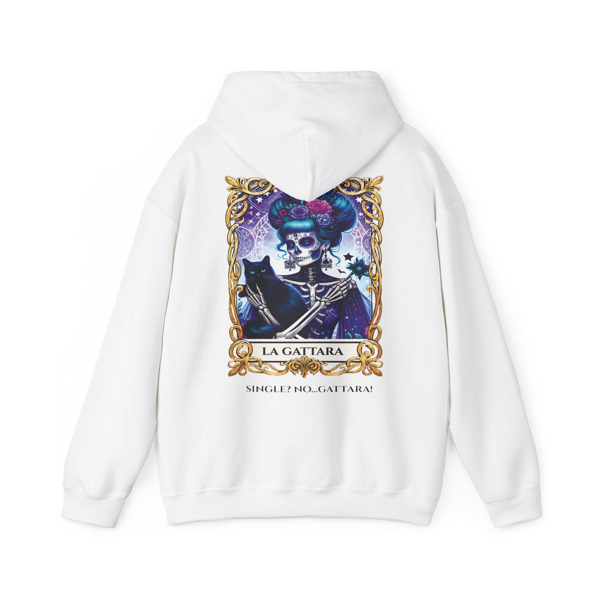 Felpa Bianca La Gattara
