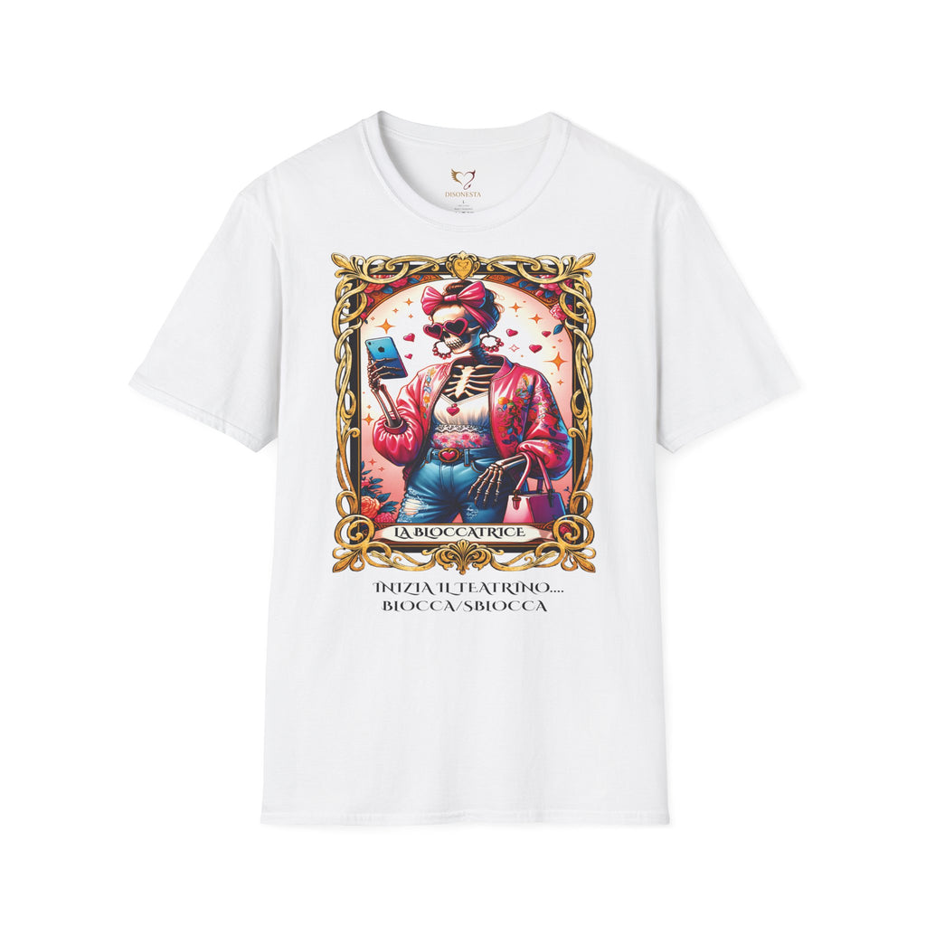 T-shirt Bianca La Bloccatrice
