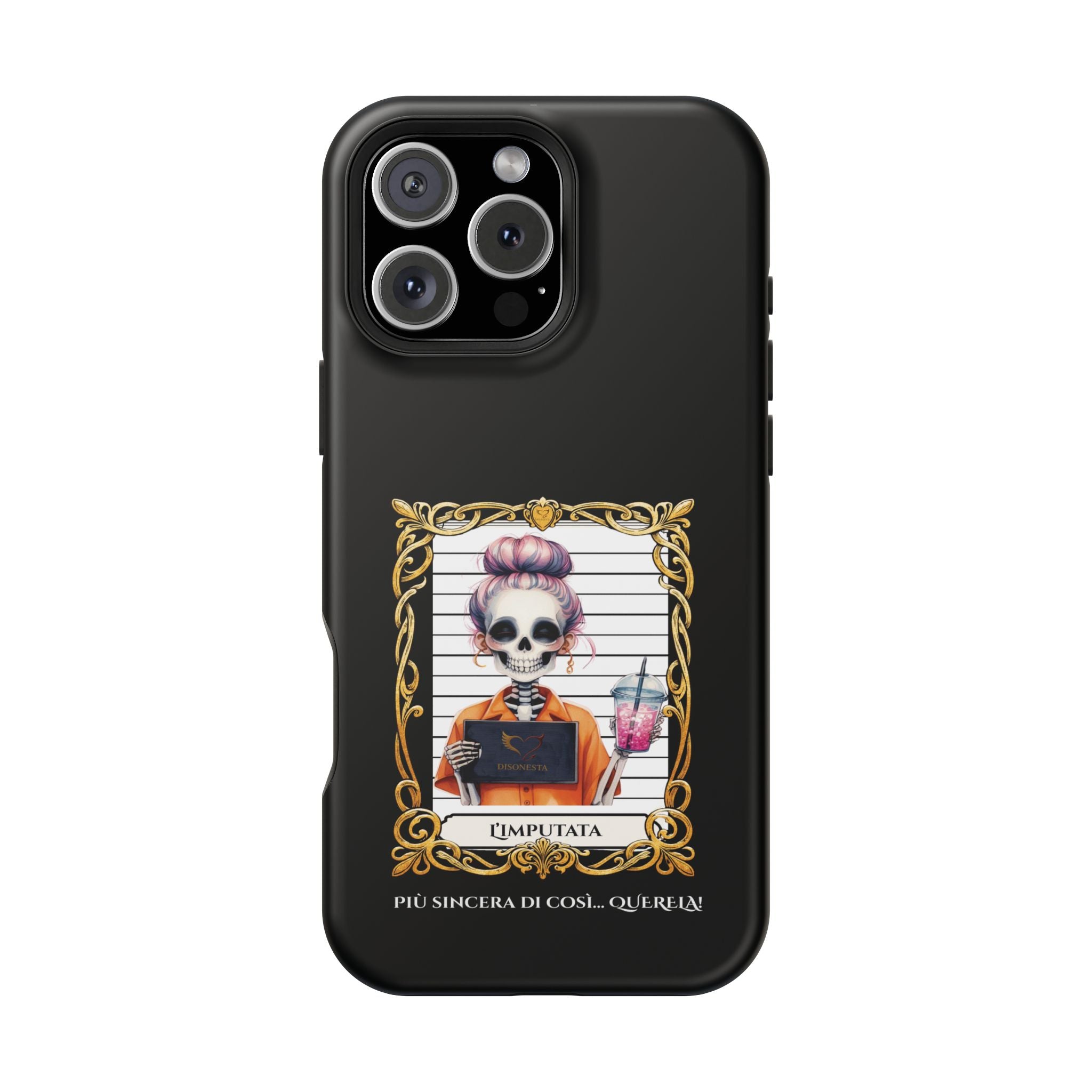 cover nera l'imputata