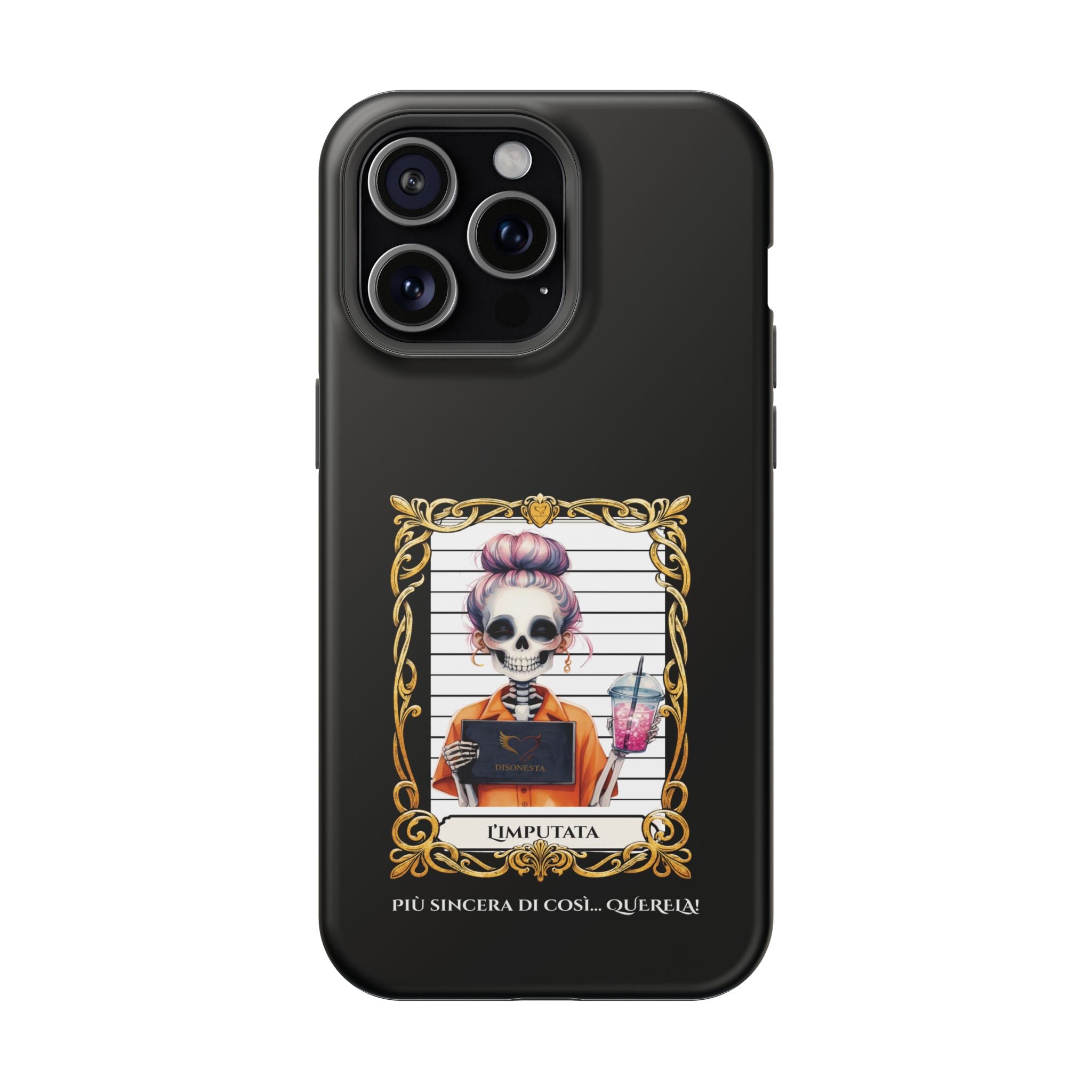 cover nera l'imputata