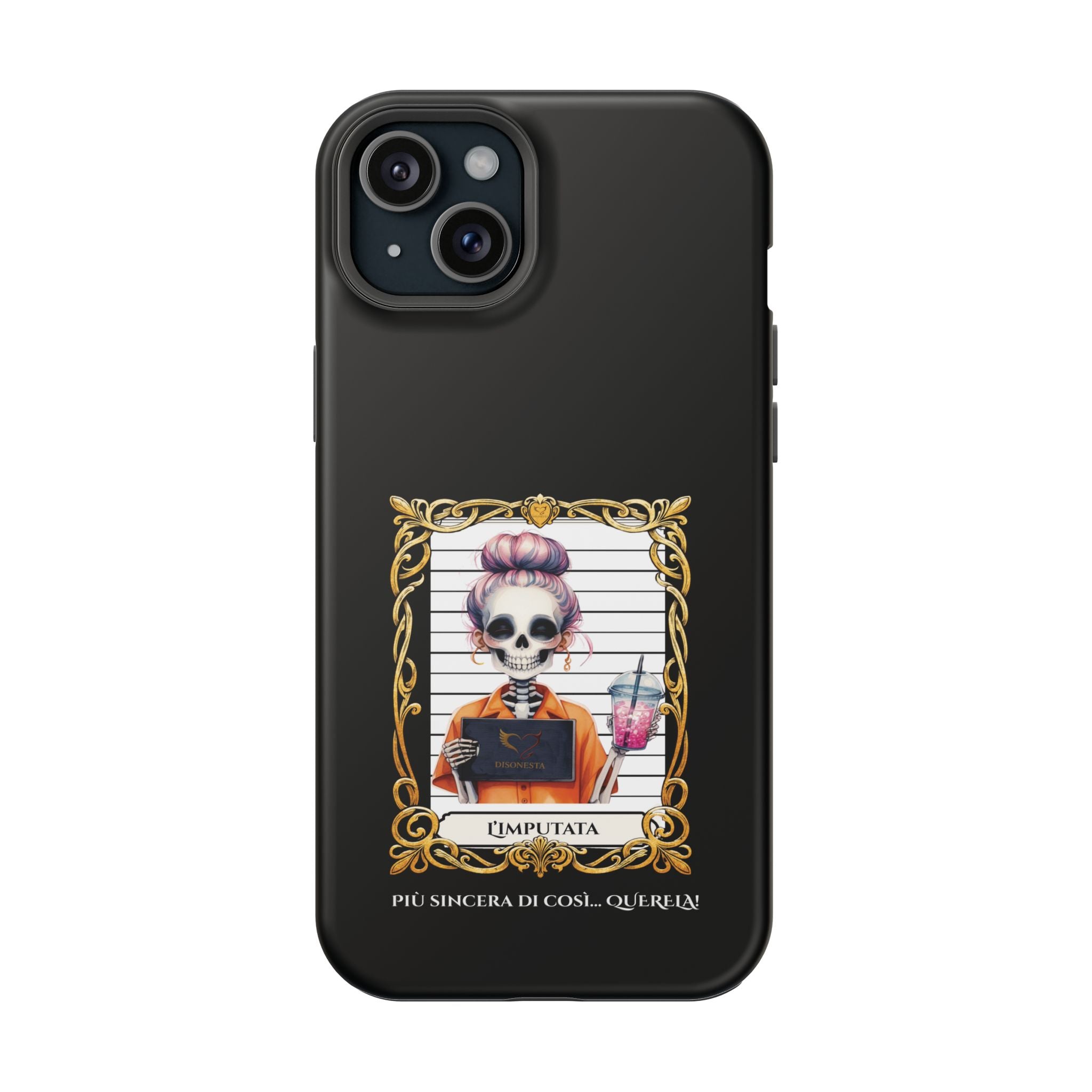 cover nera l'imputata