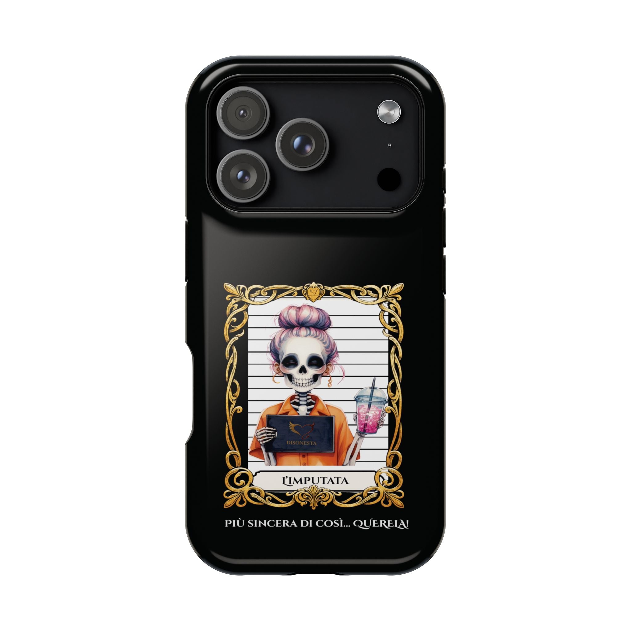 cover nera l'imputata