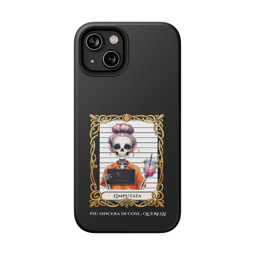 cover nera l'imputata