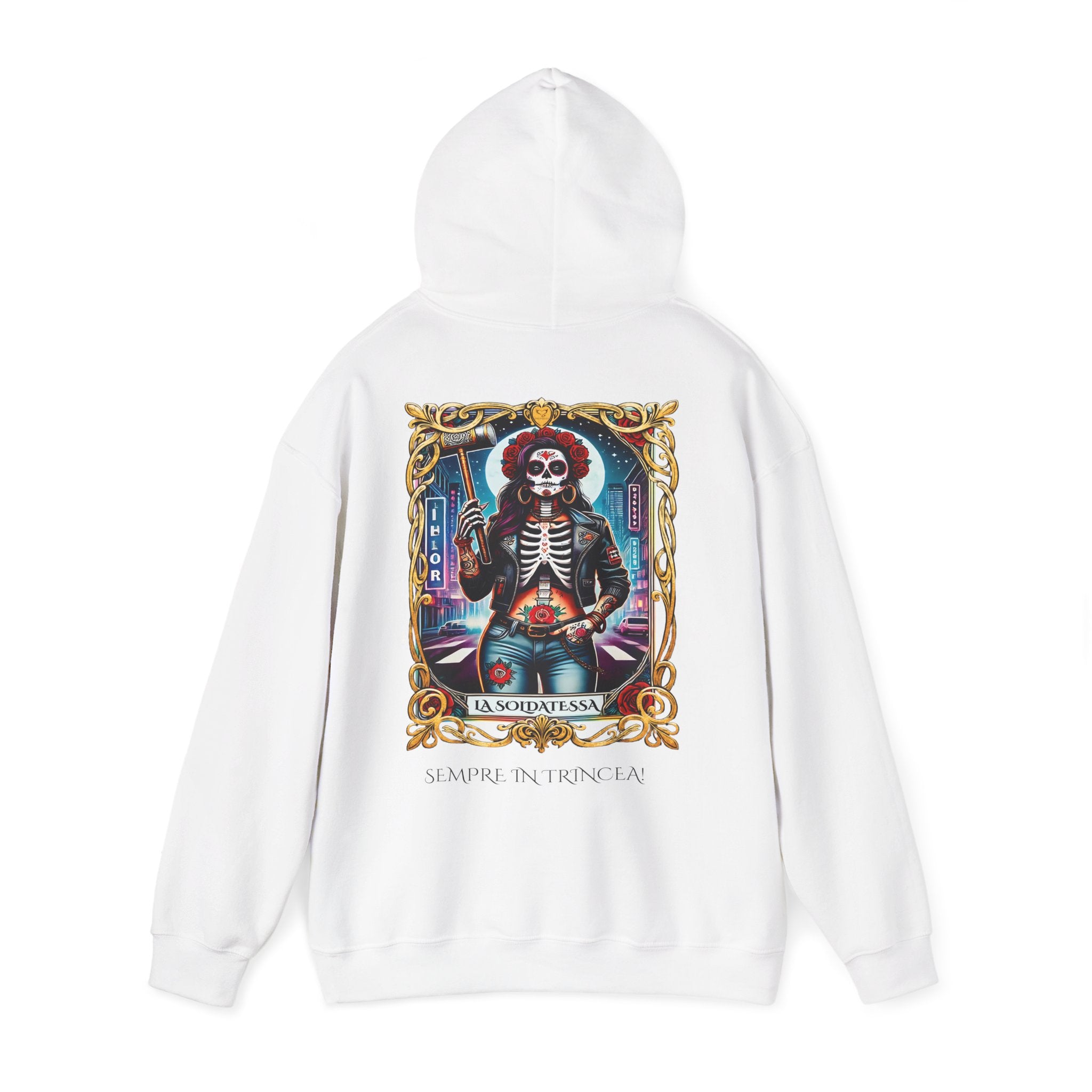 Felpa Bianca La Soldatessa