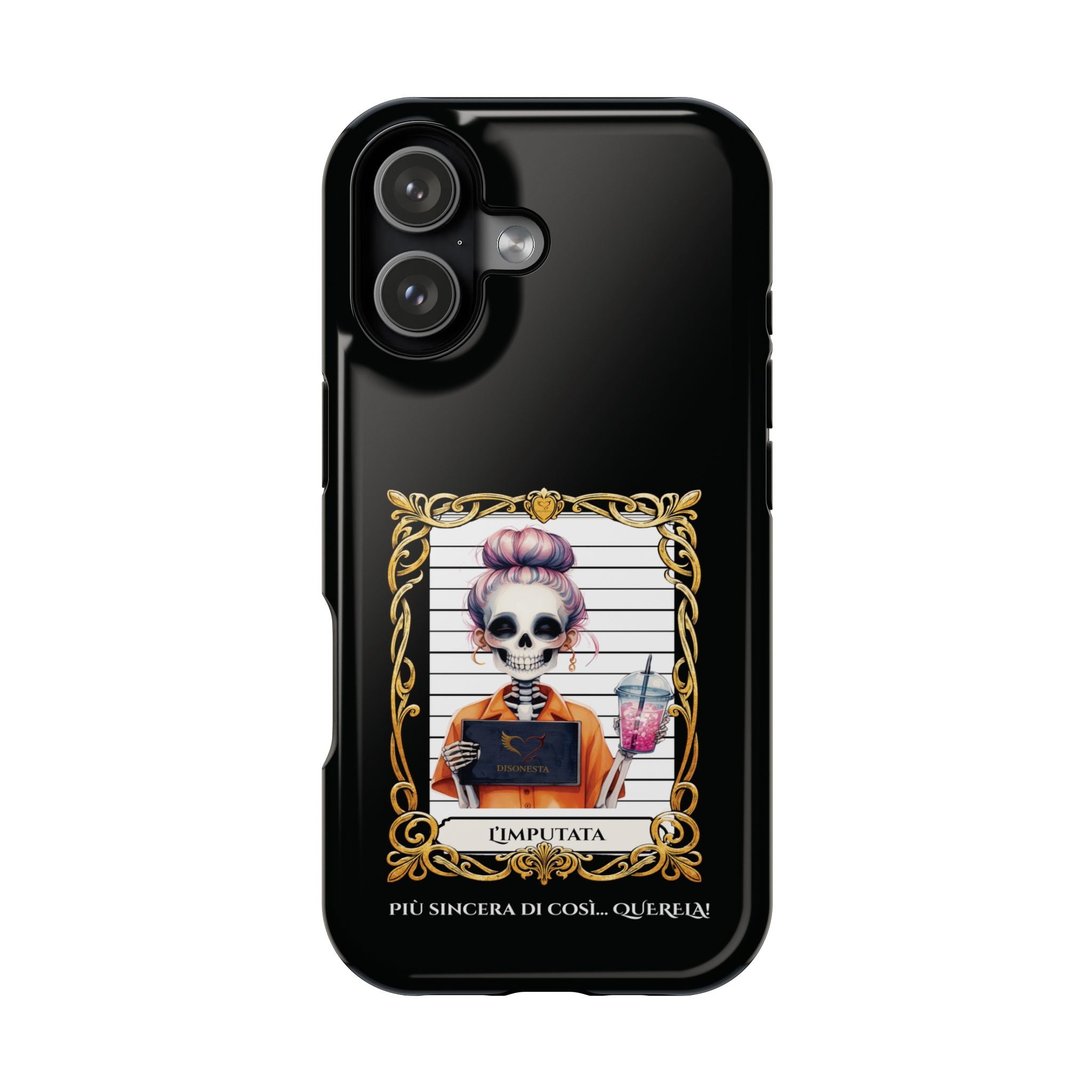 cover nera l'imputata