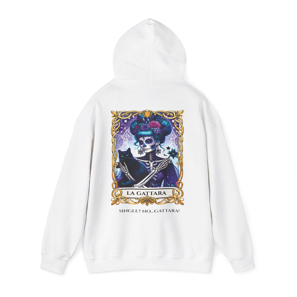 Felpa Bianca La Gattara