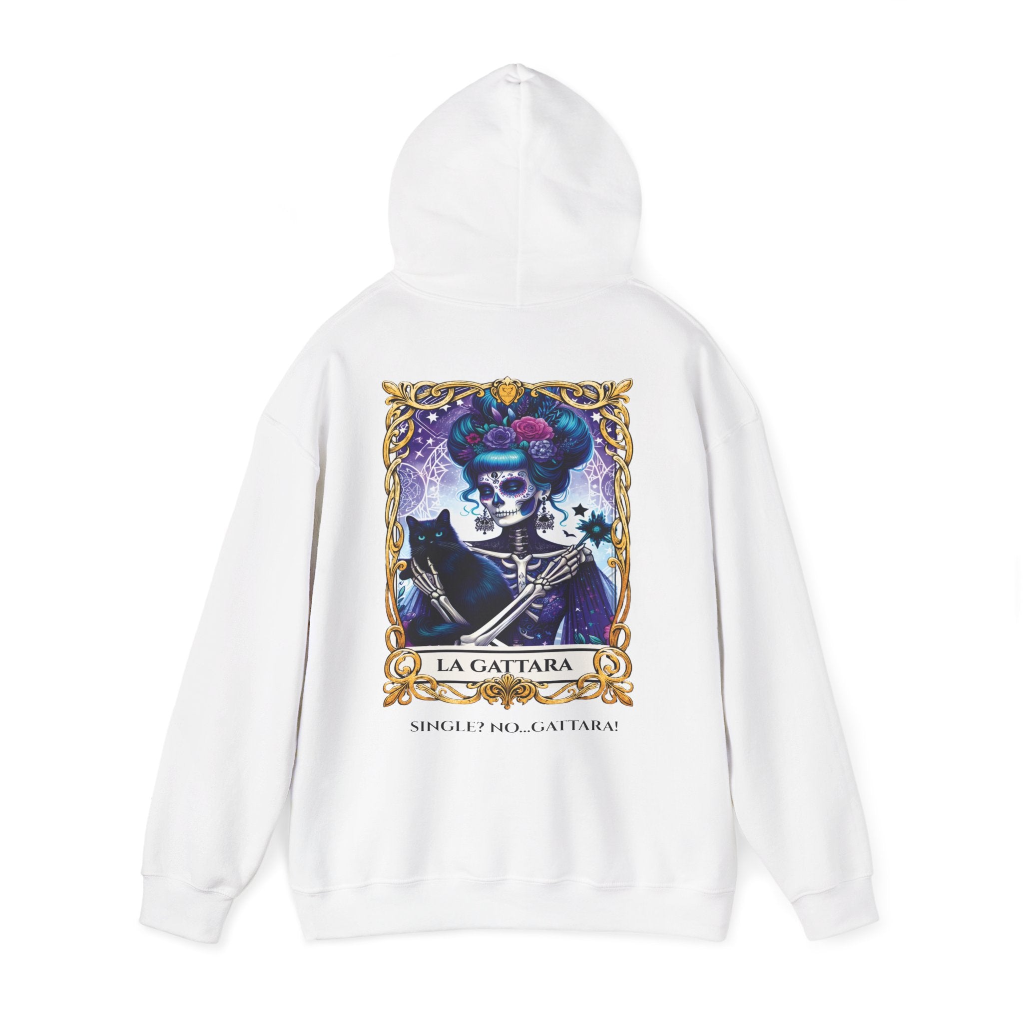 Felpa Bianca La Gattara