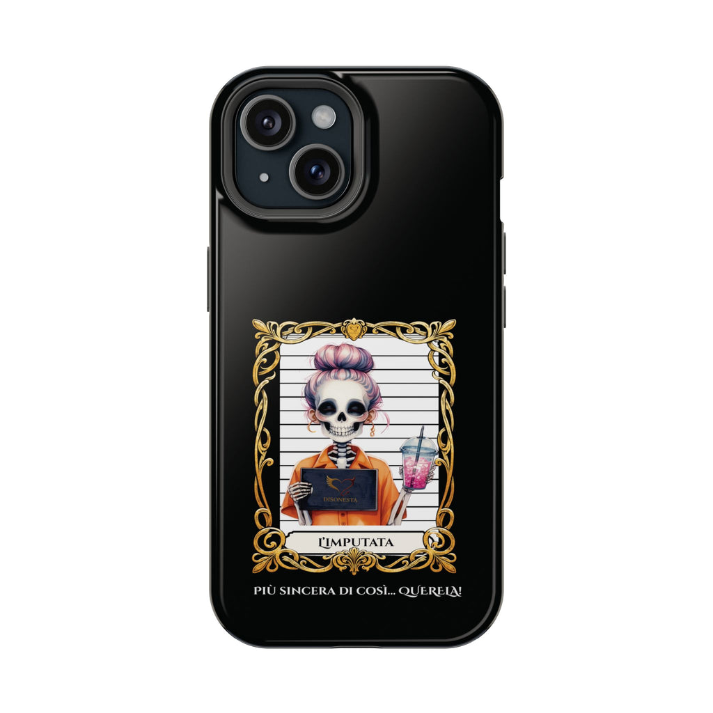 cover nera l'imputata