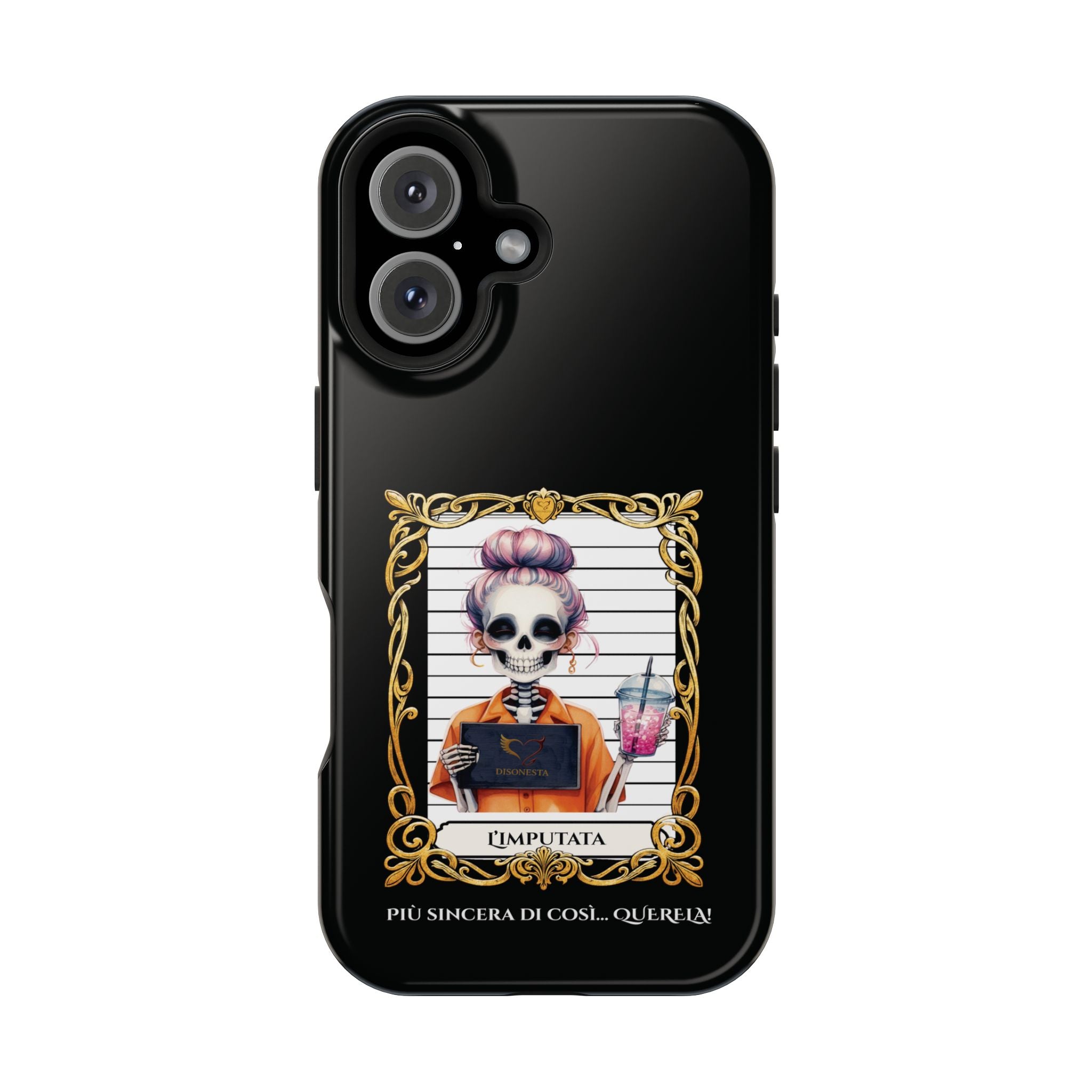 cover nera l'imputata