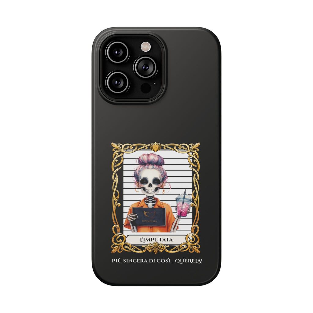 cover nera l'imputata