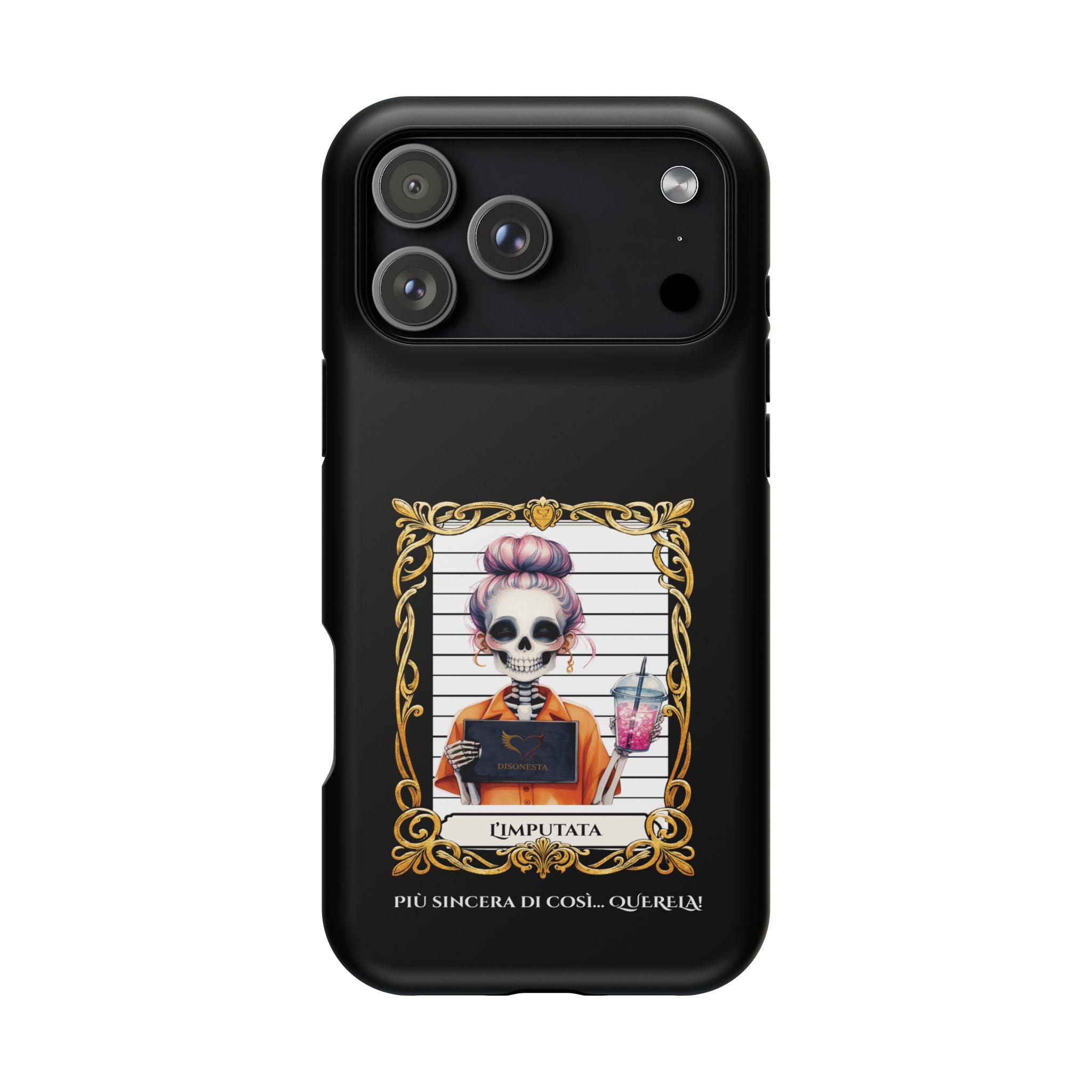 cover nera l'imputata