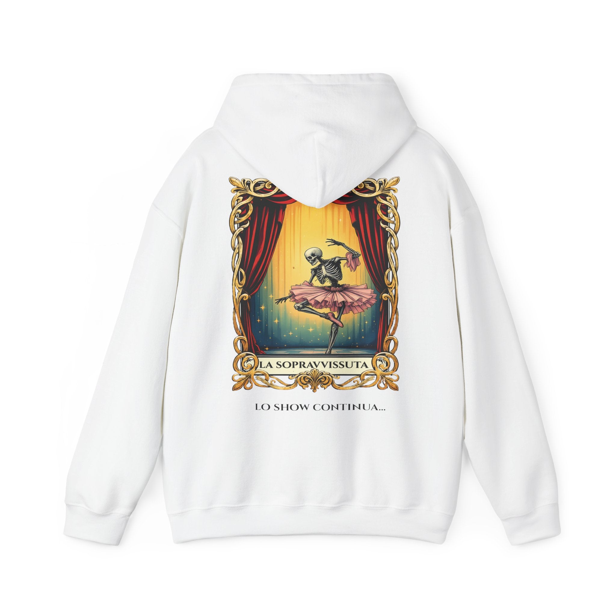 Felpa Bianca La Sopravvissuta