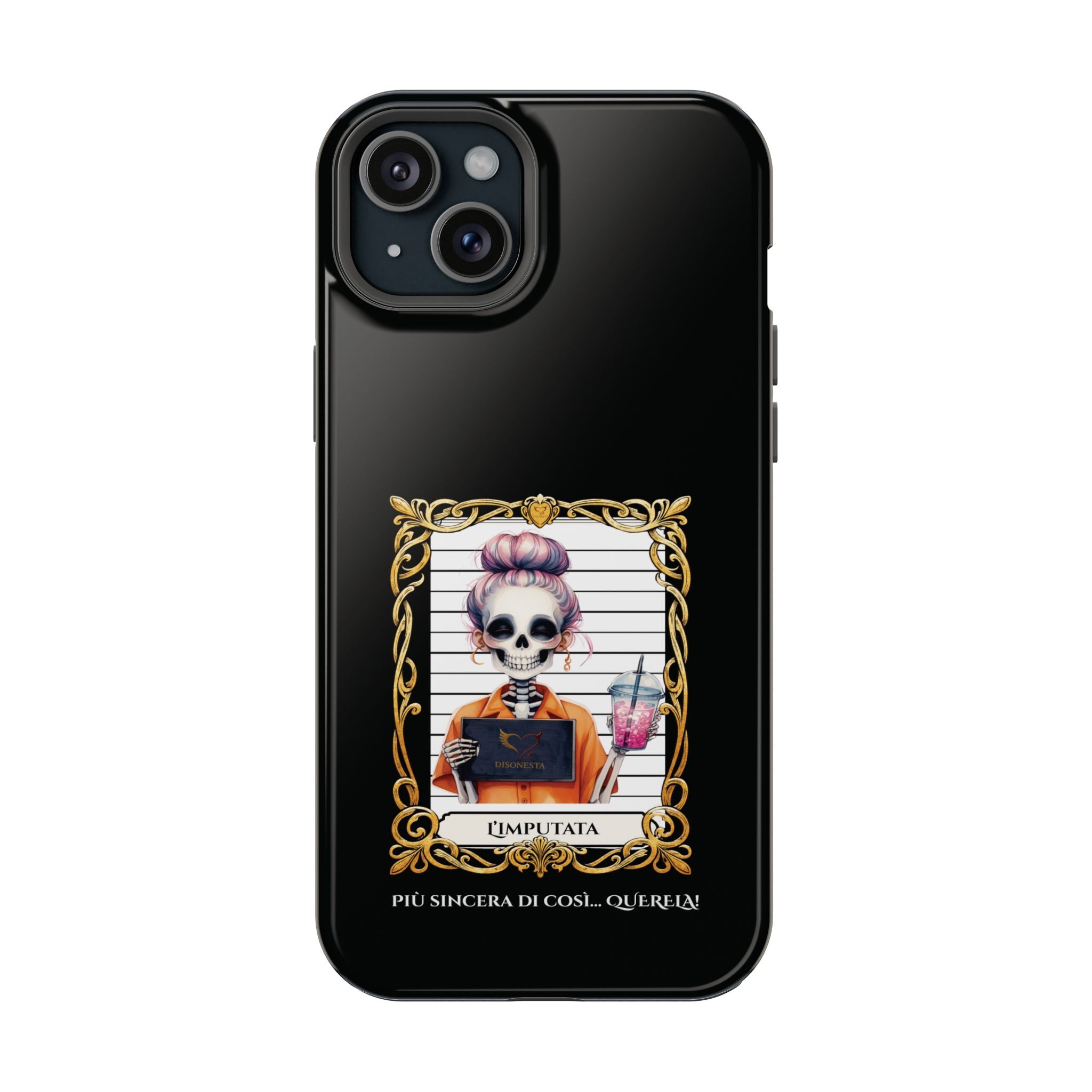 cover nera l'imputata