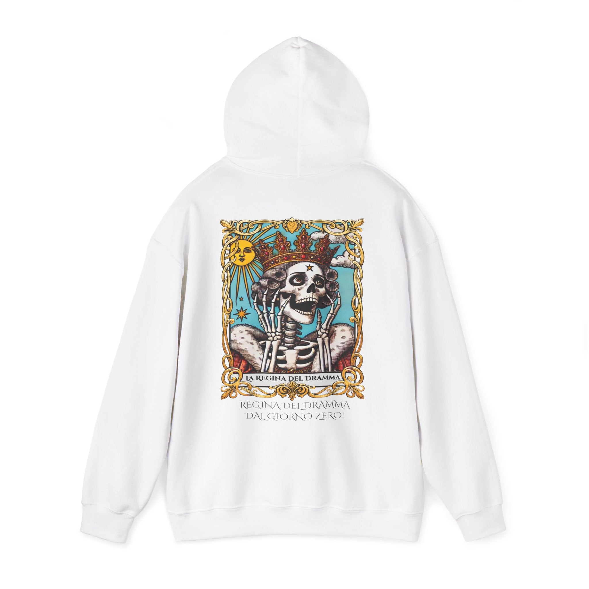 Felpa Bianca La regina del dramma